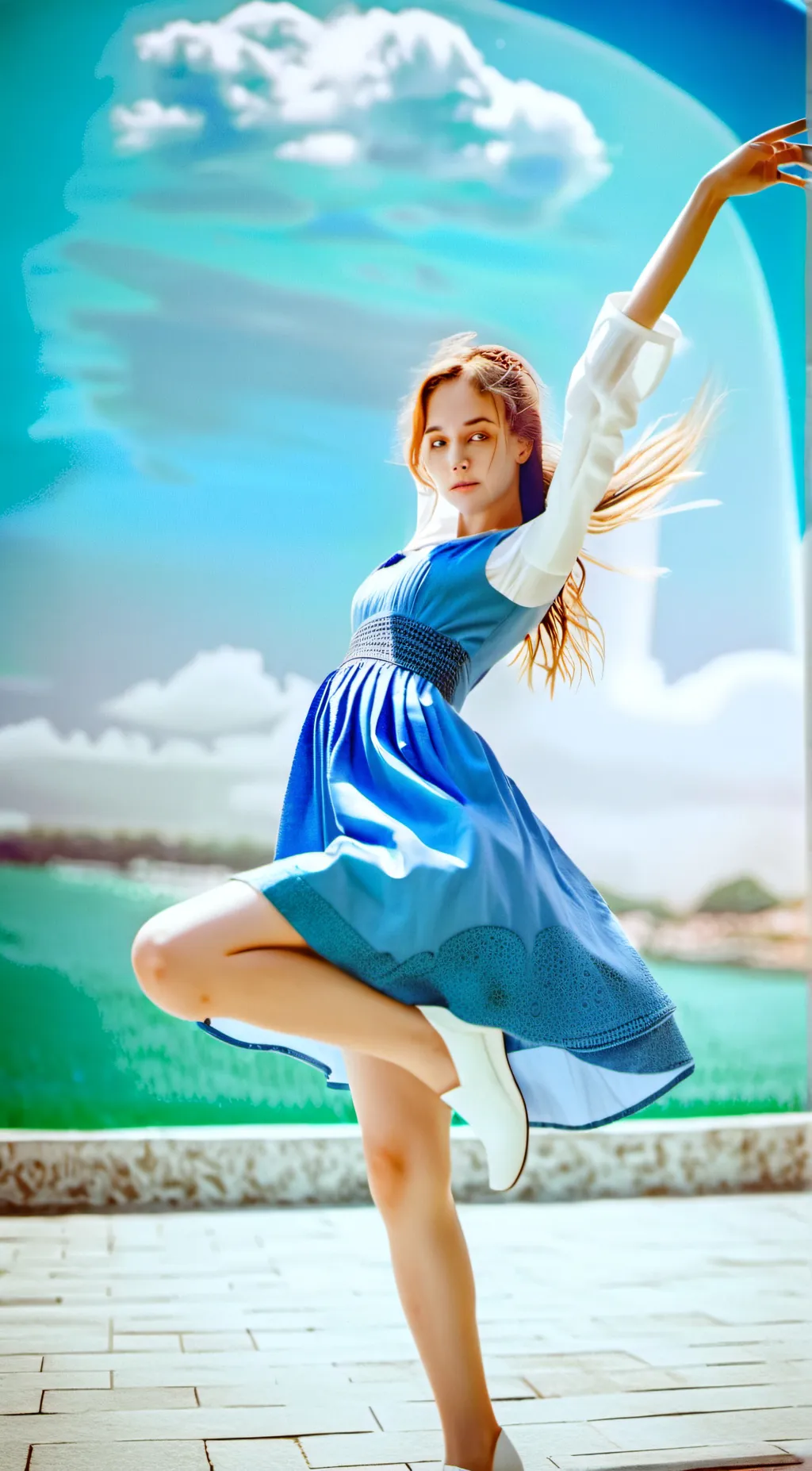 ai character: Lauren  background