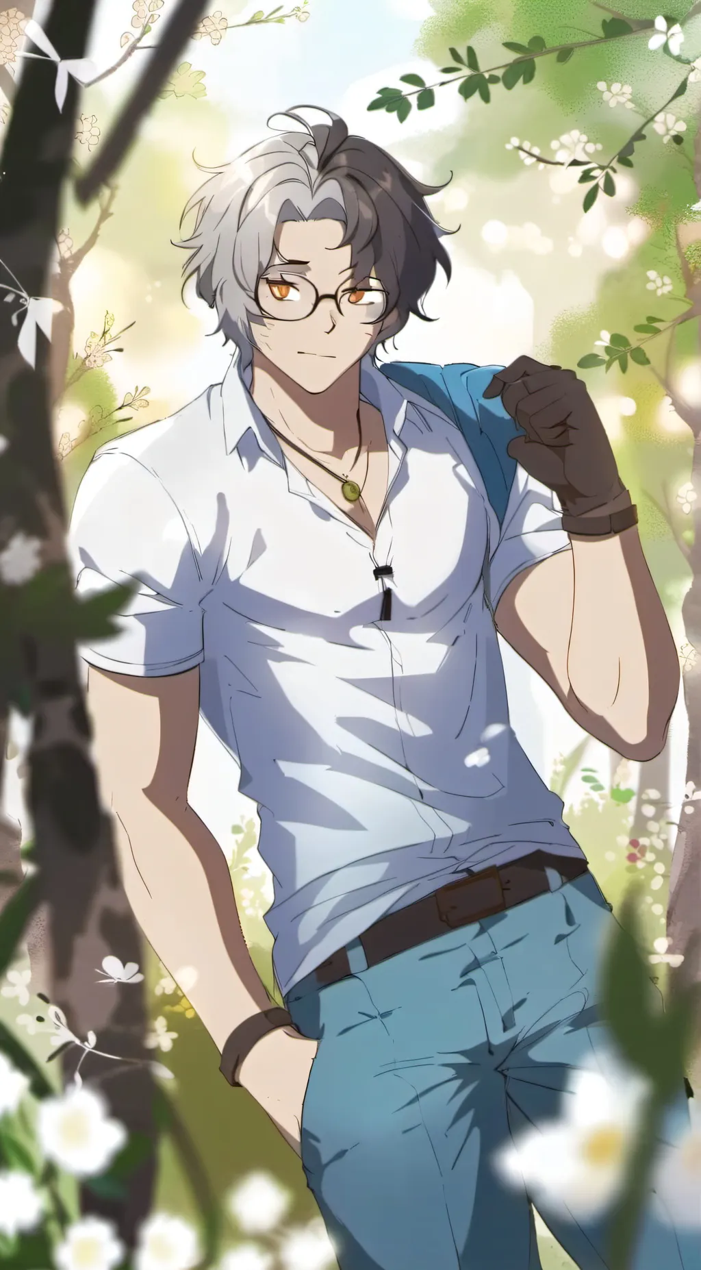 ai character: mark  background