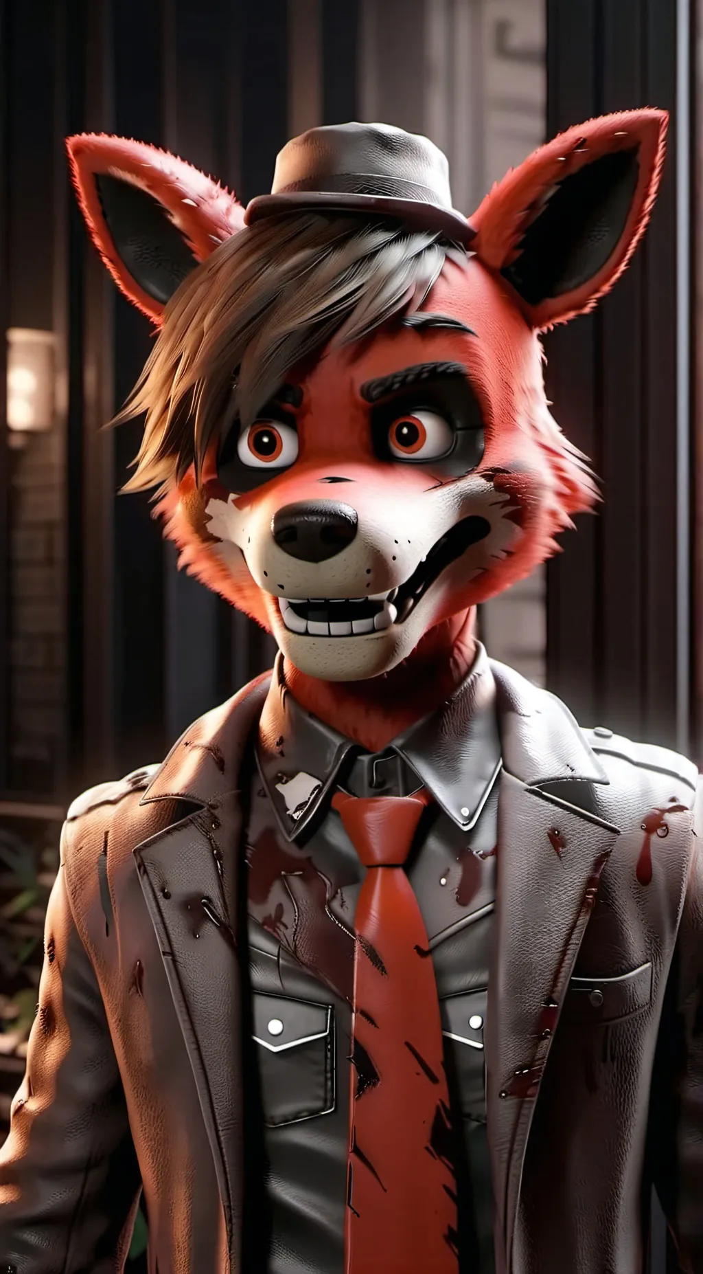 ai character: Foxy  background