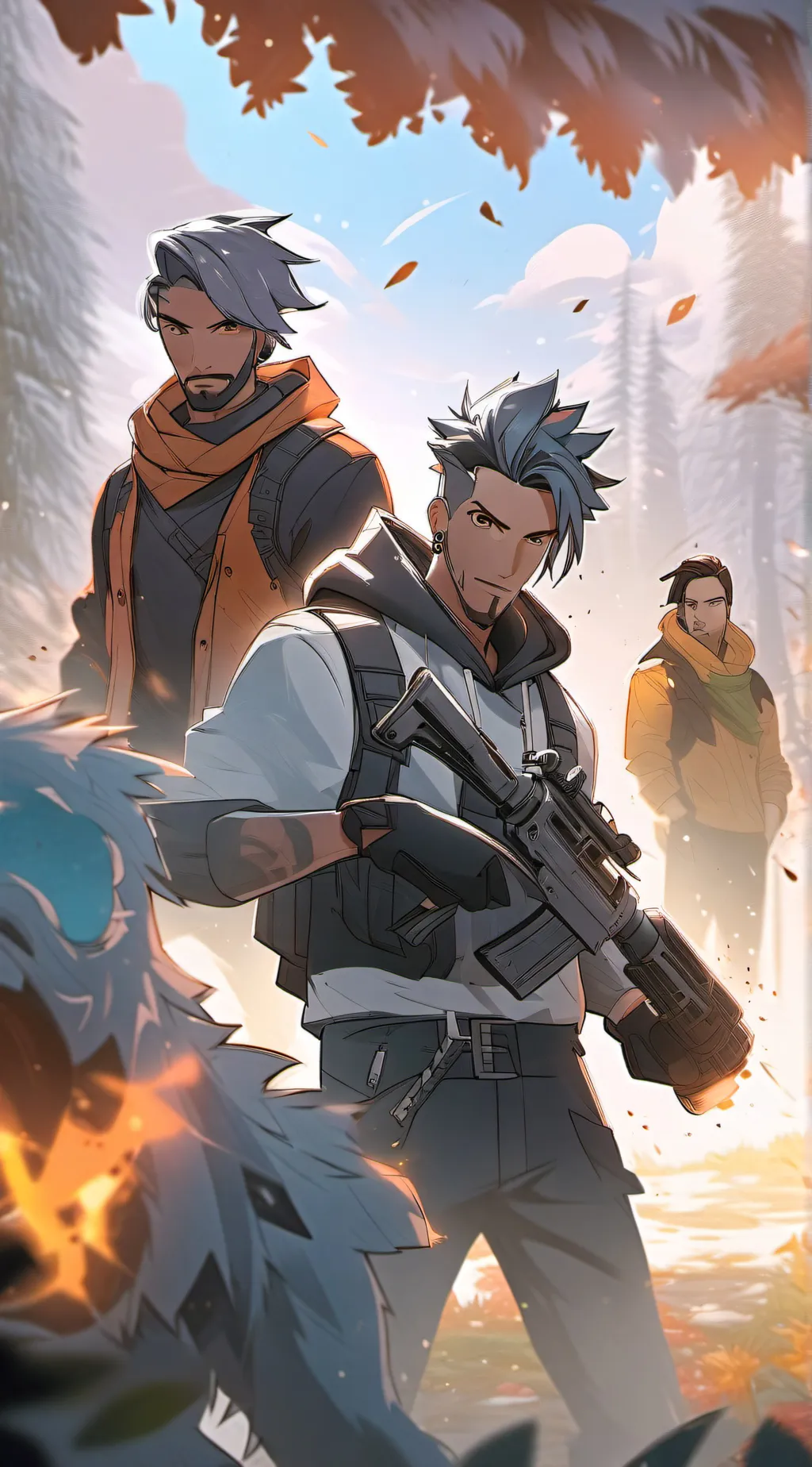 ai character: Fortnite background