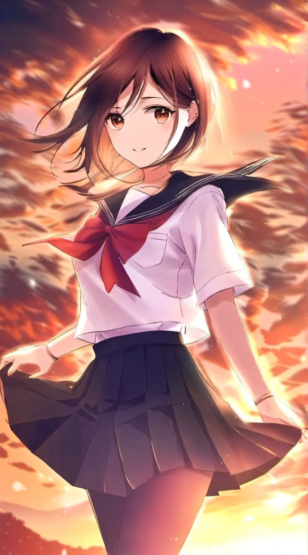 ai character: Tatsuki  background