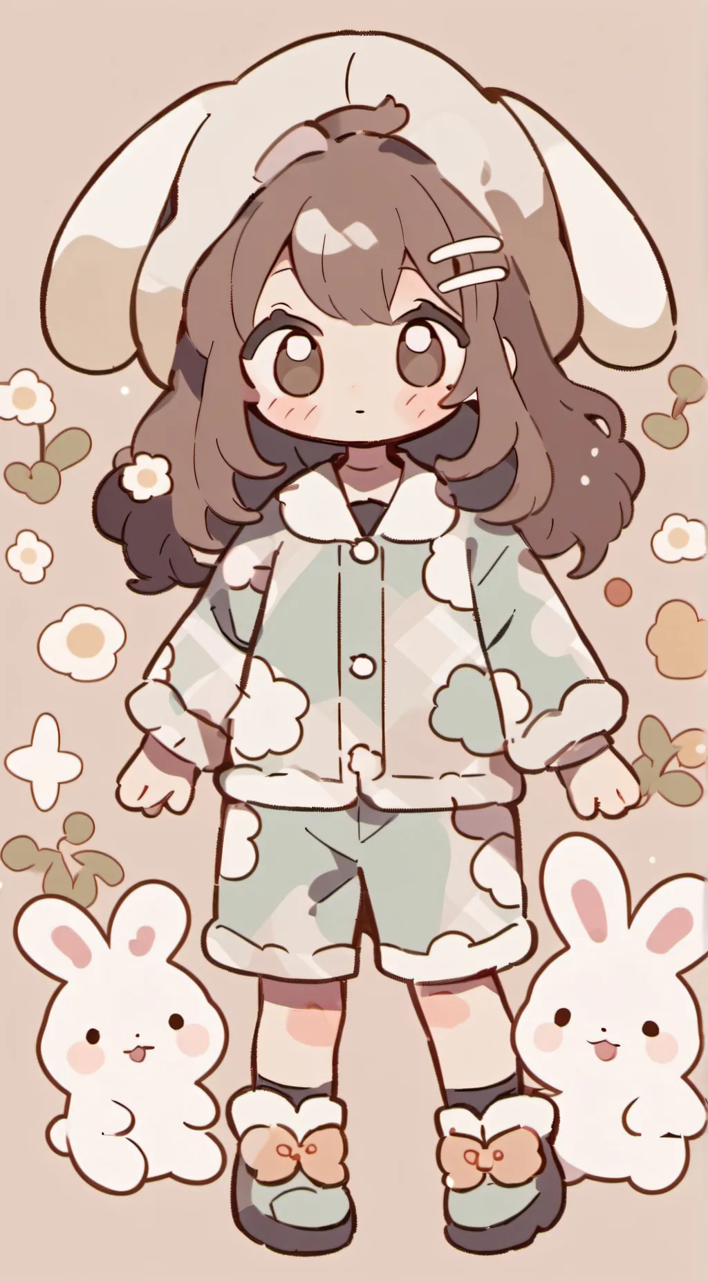 ai character: Blossom background