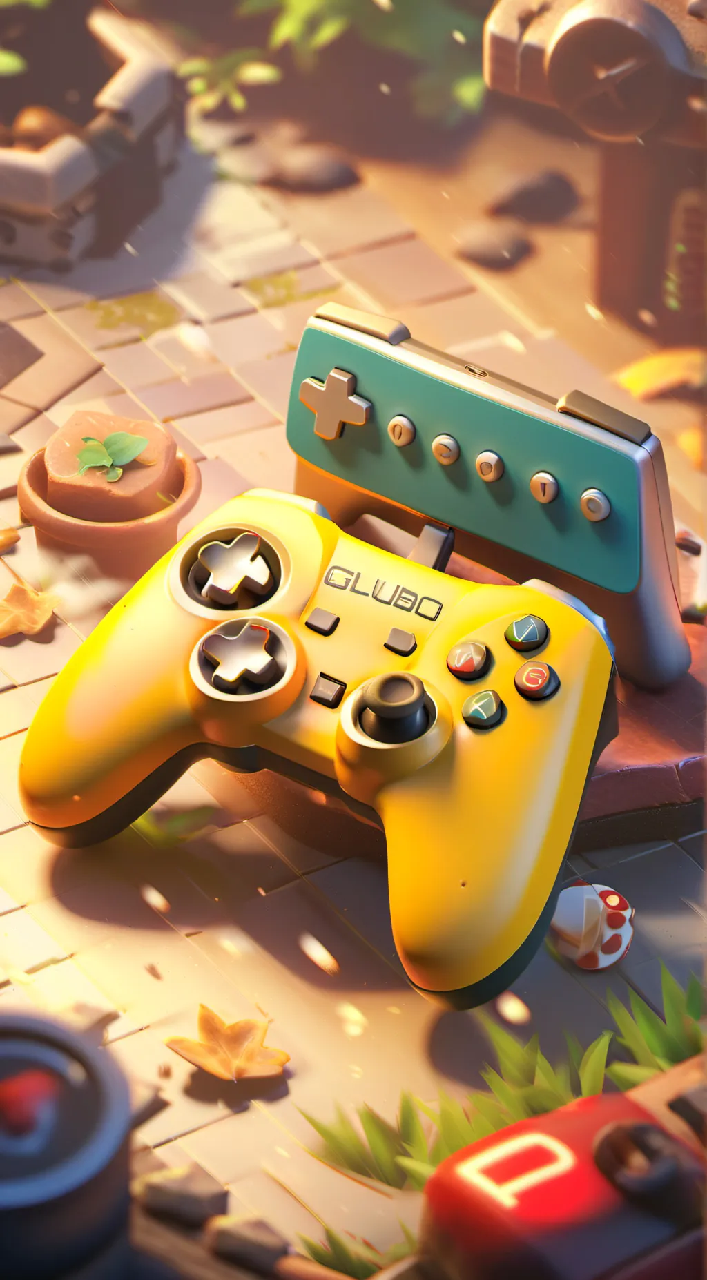 ai character: GLUBOOOOO background