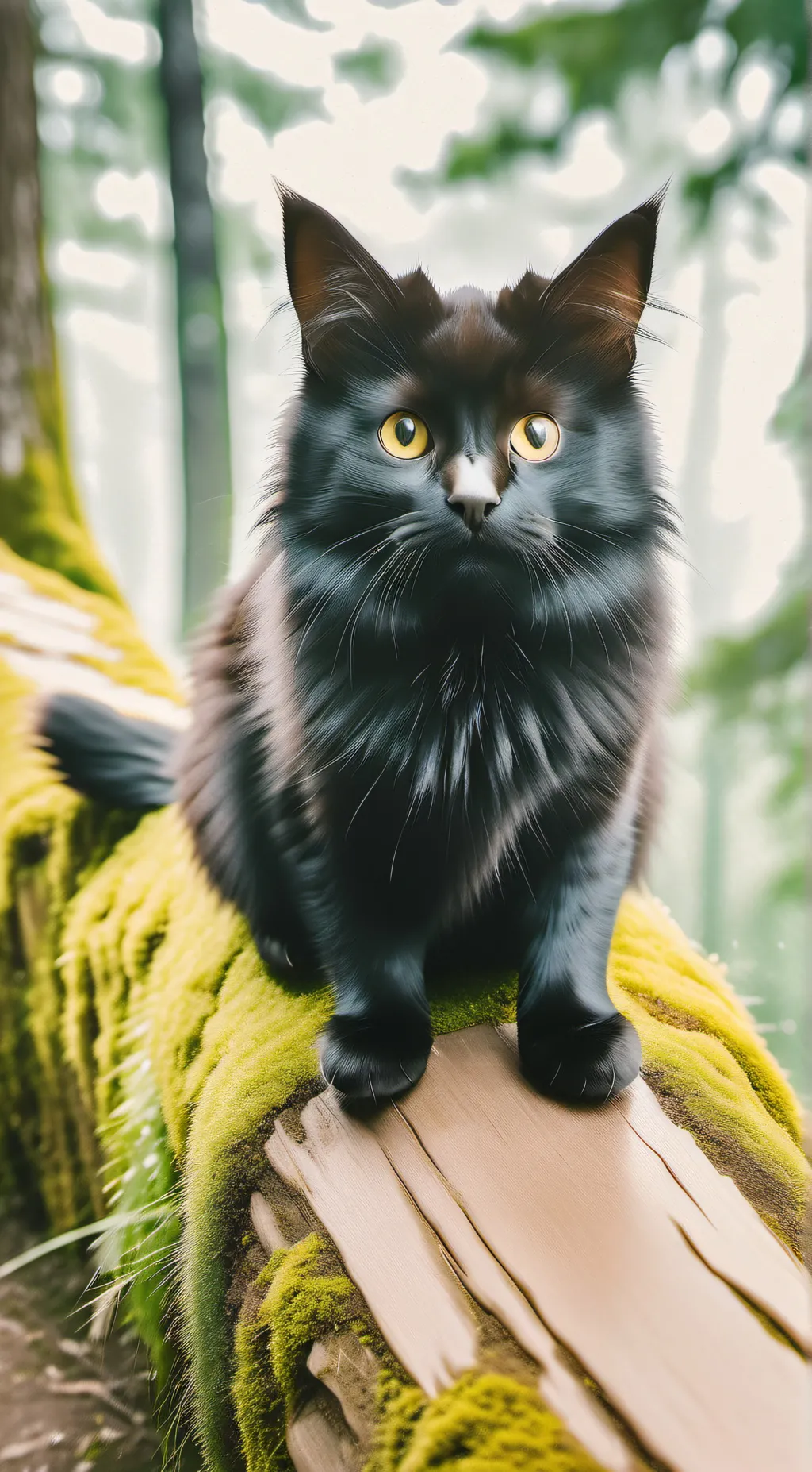 ai character: silly cat background