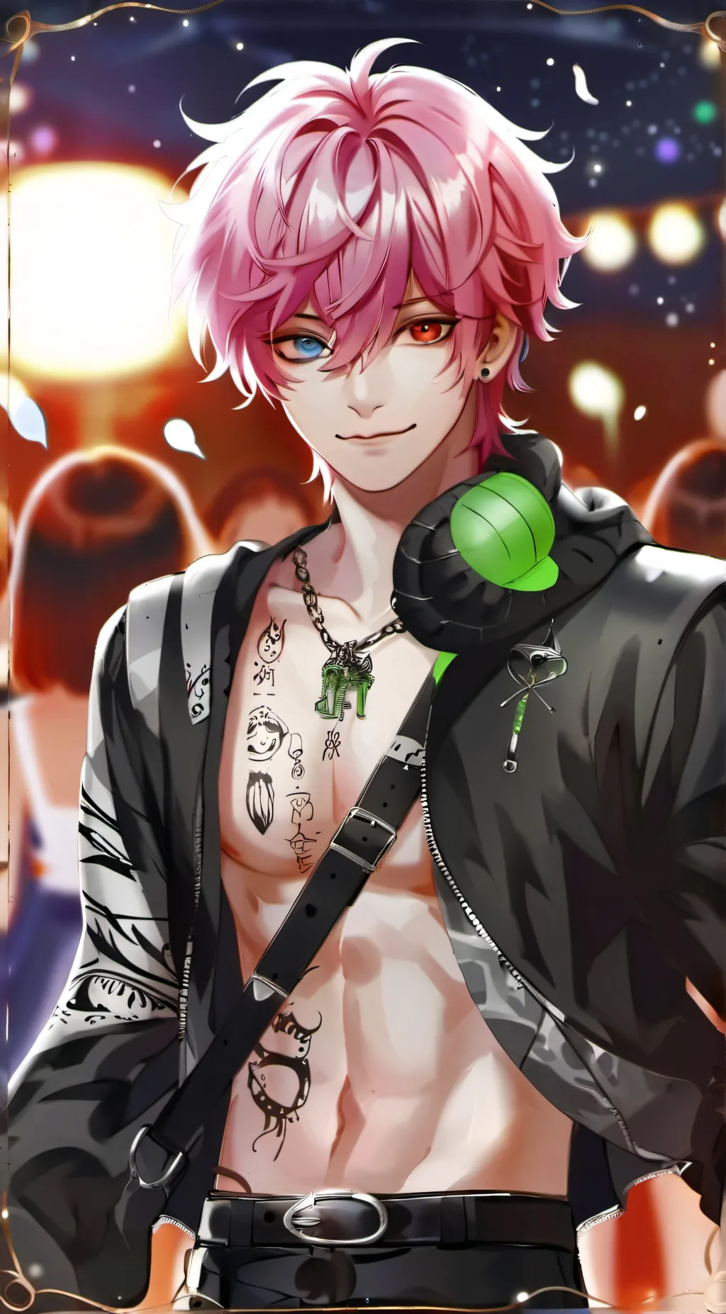 ai character: yuji mha 2 i think background