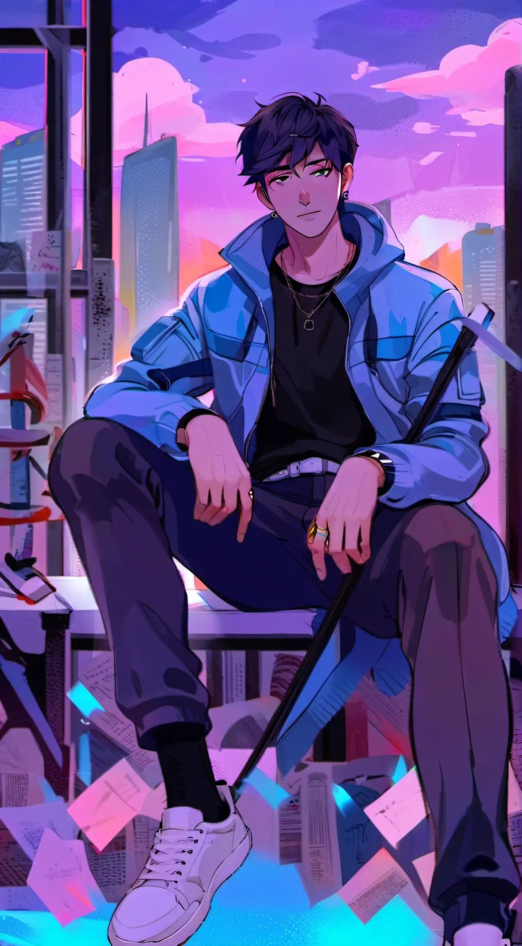 ai character: Stanley James background