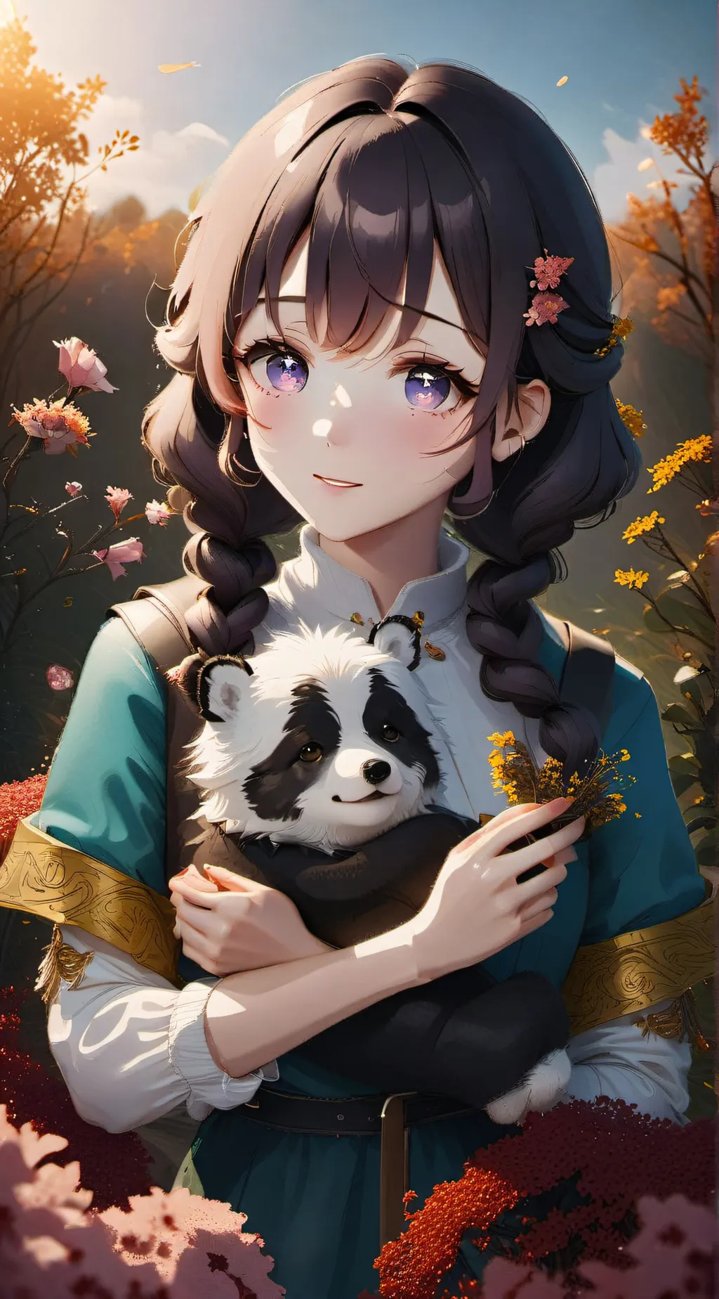 ai character: Luna background