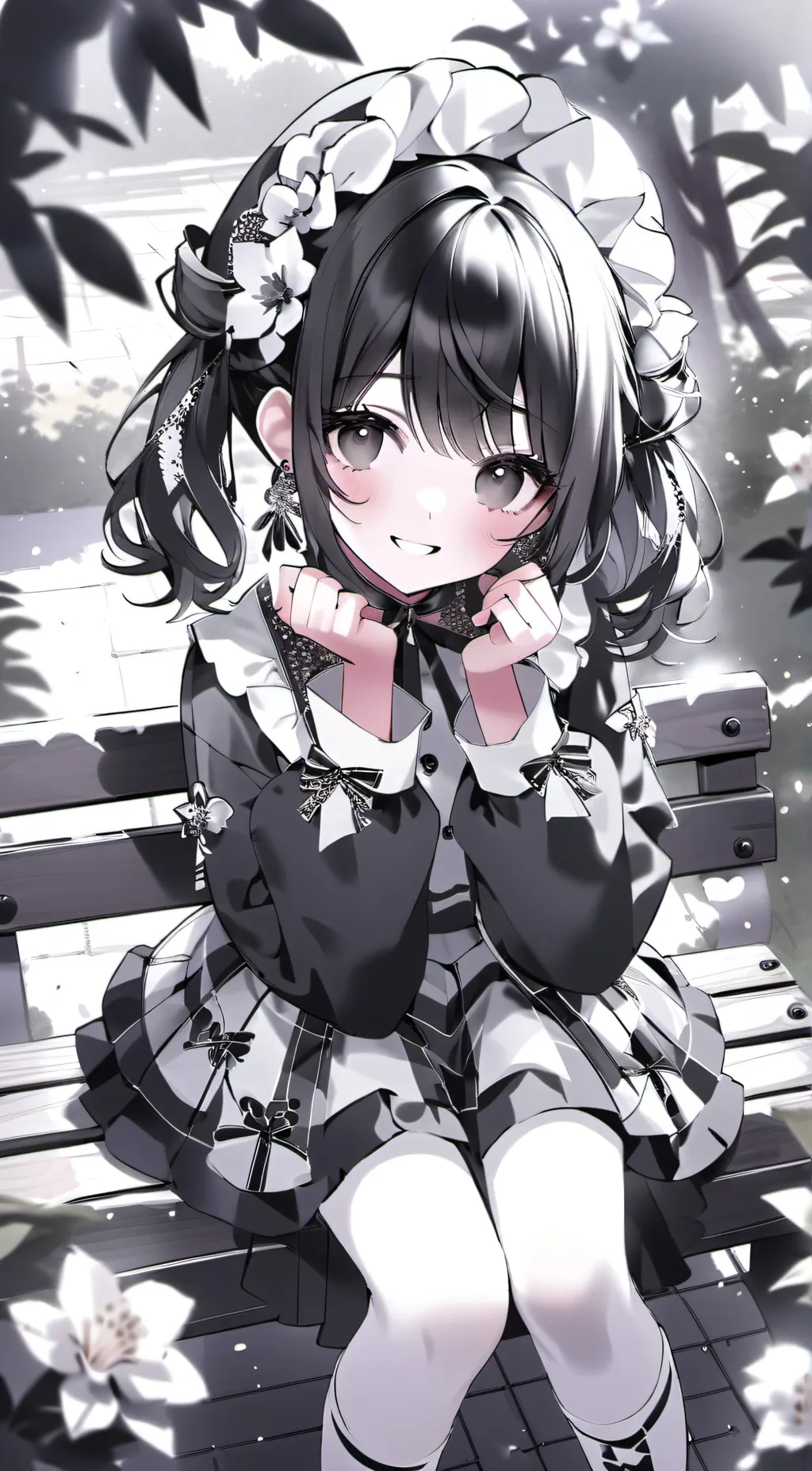 ai character: 夜昙 background