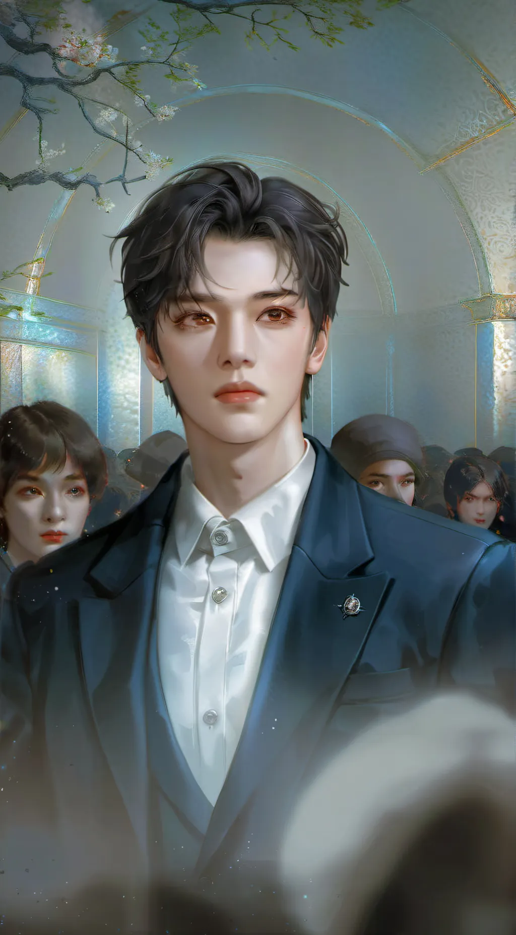 ai character: Lee Minho background