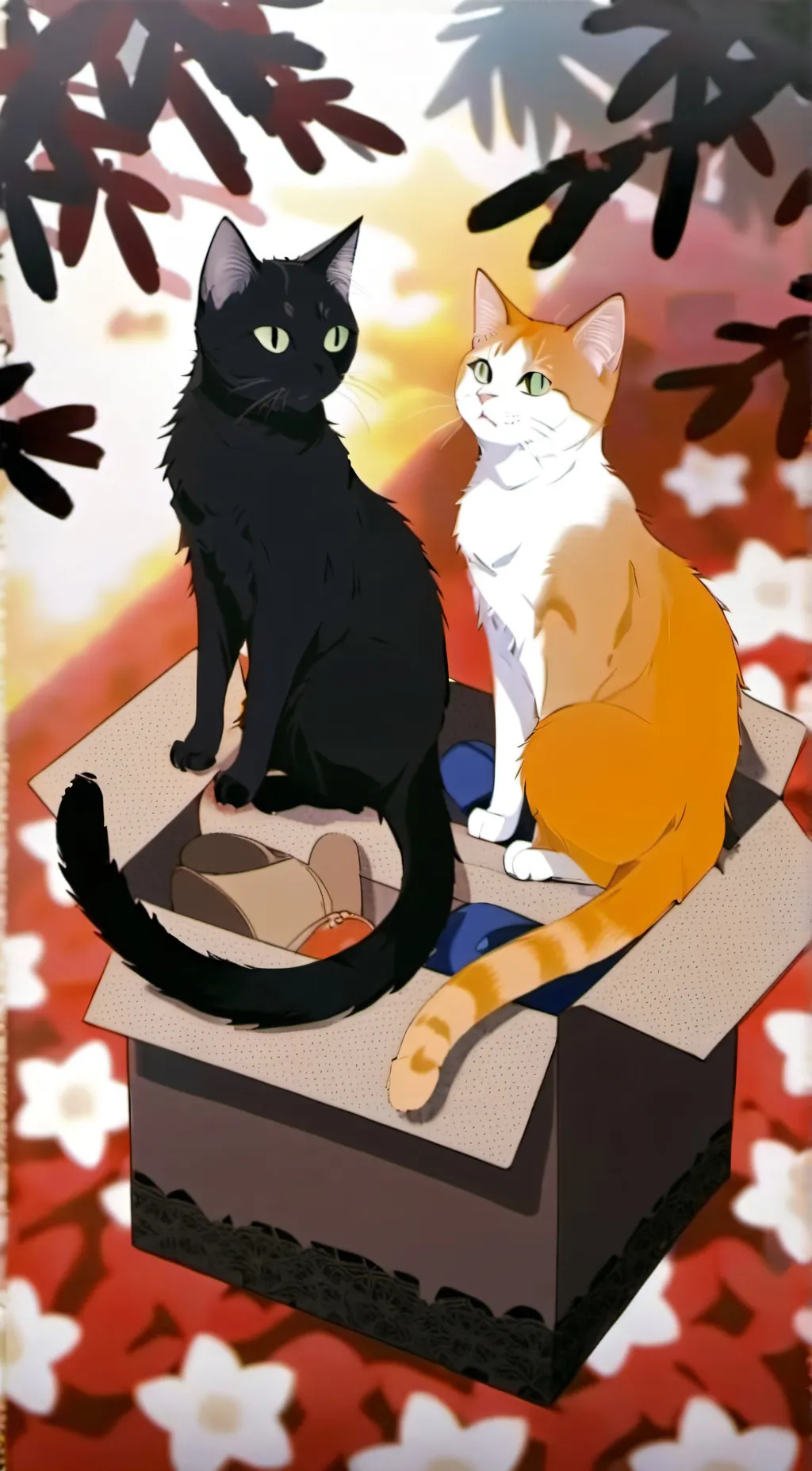 ai character: Luna and Gina background