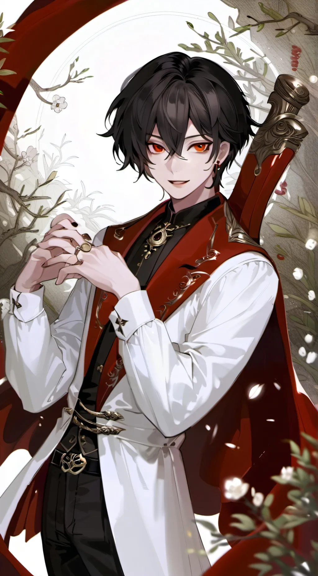 ai character: Adam  background