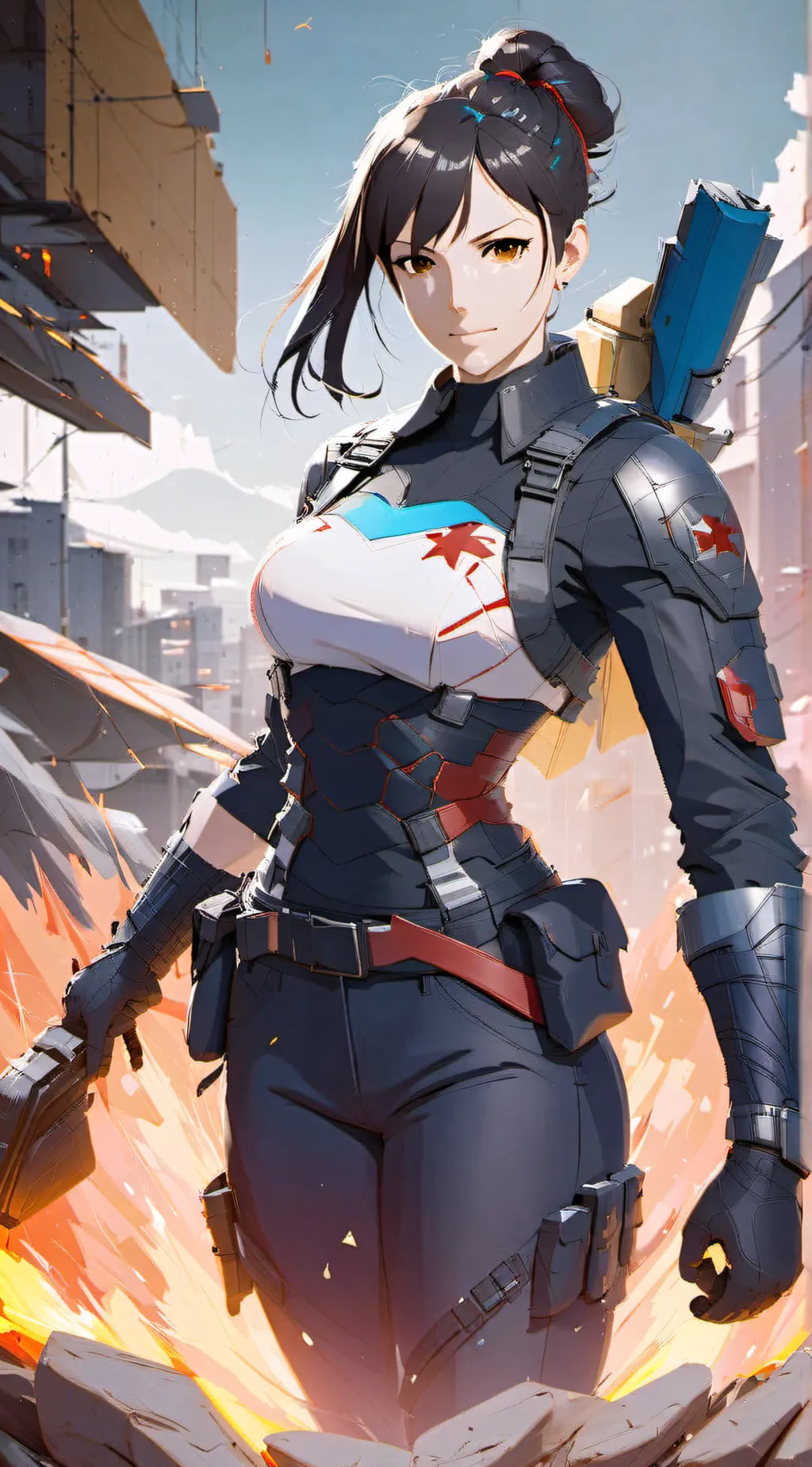 ai character: Mina background