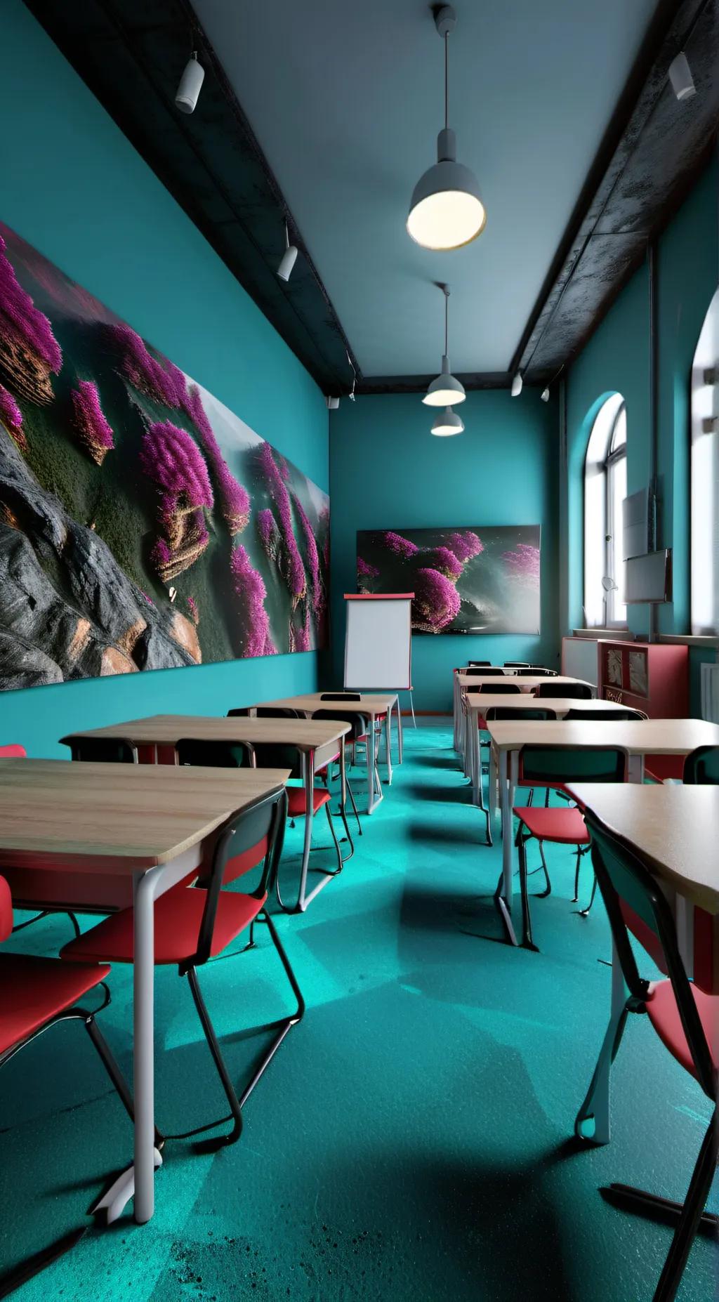 ai character: Class 1a mean background