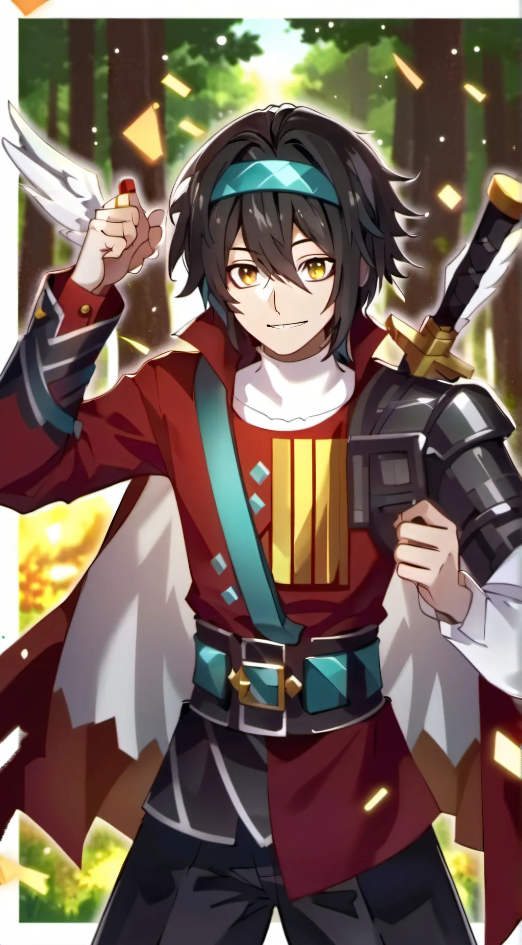 ai character: Double life background