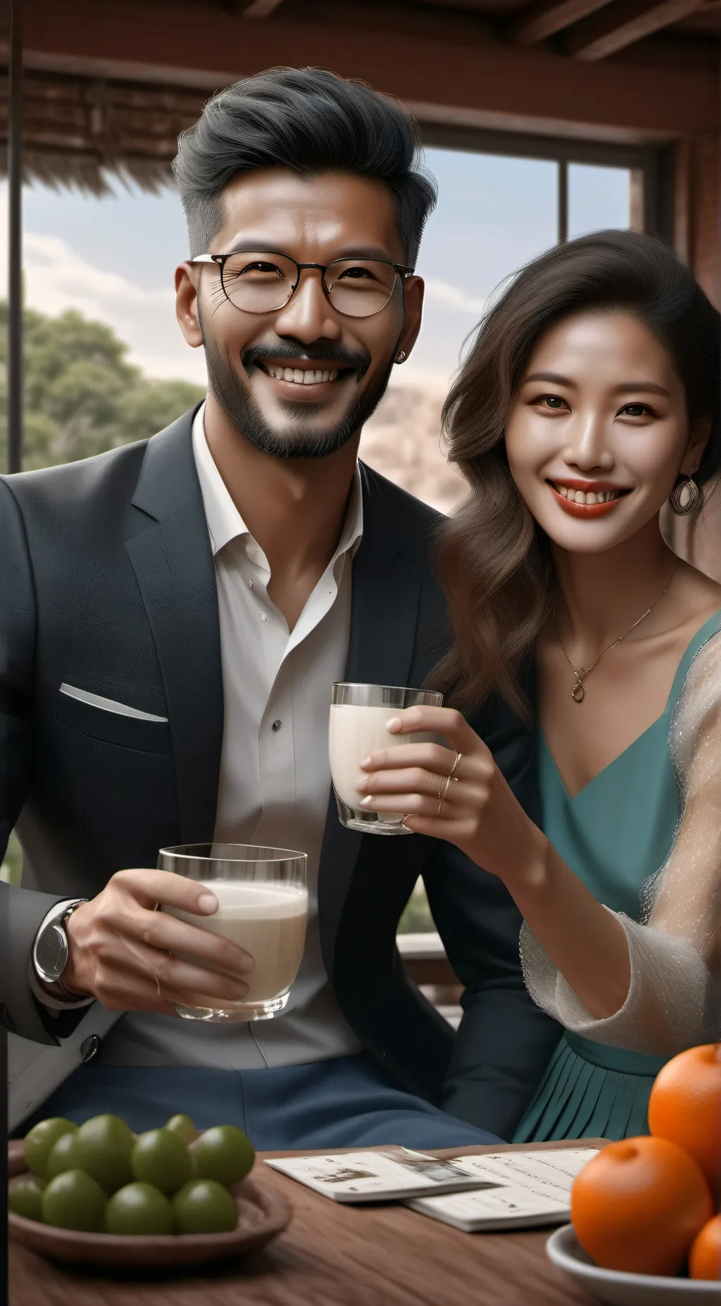 ai character: kdrama background