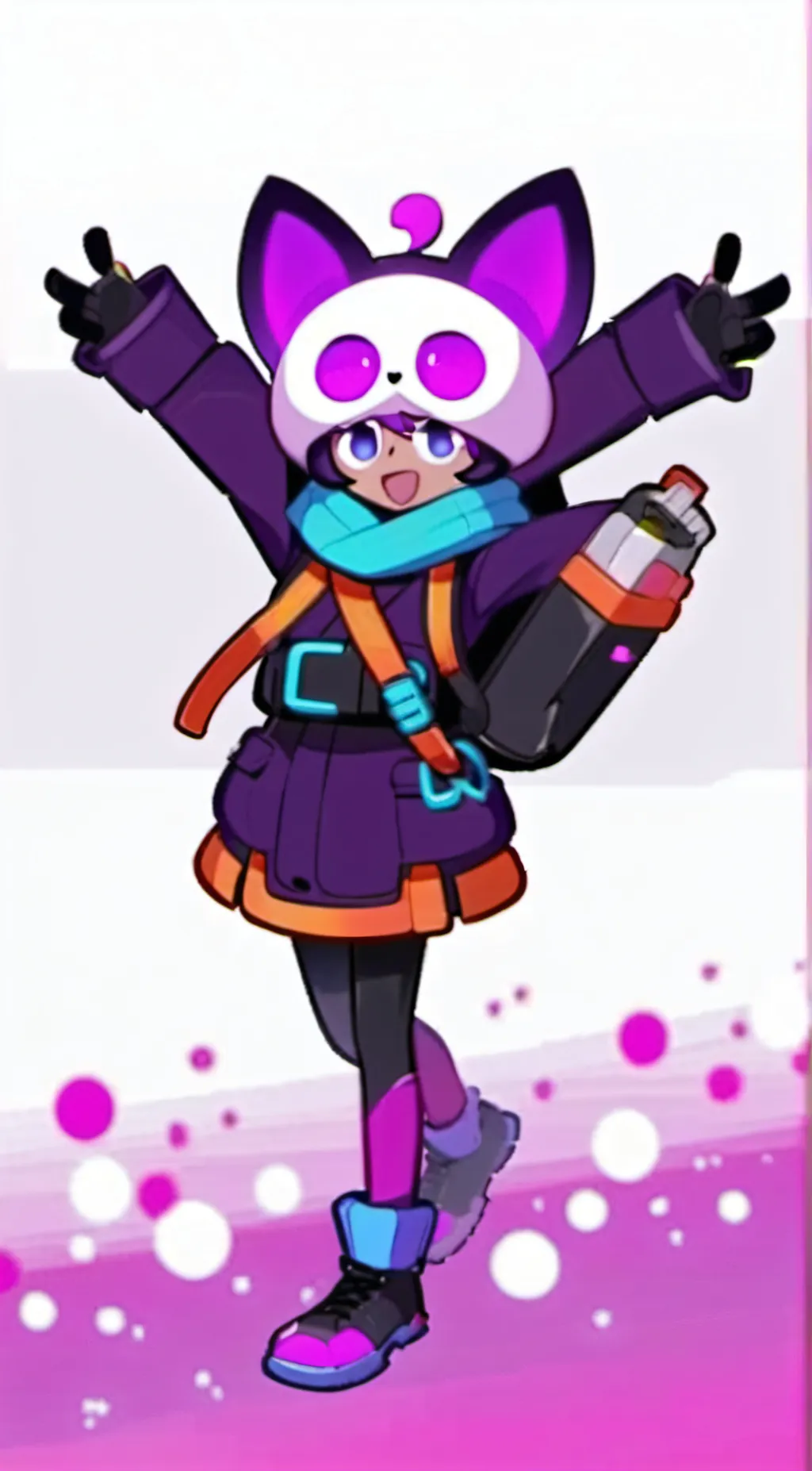 ai character: P.M. Cookie background