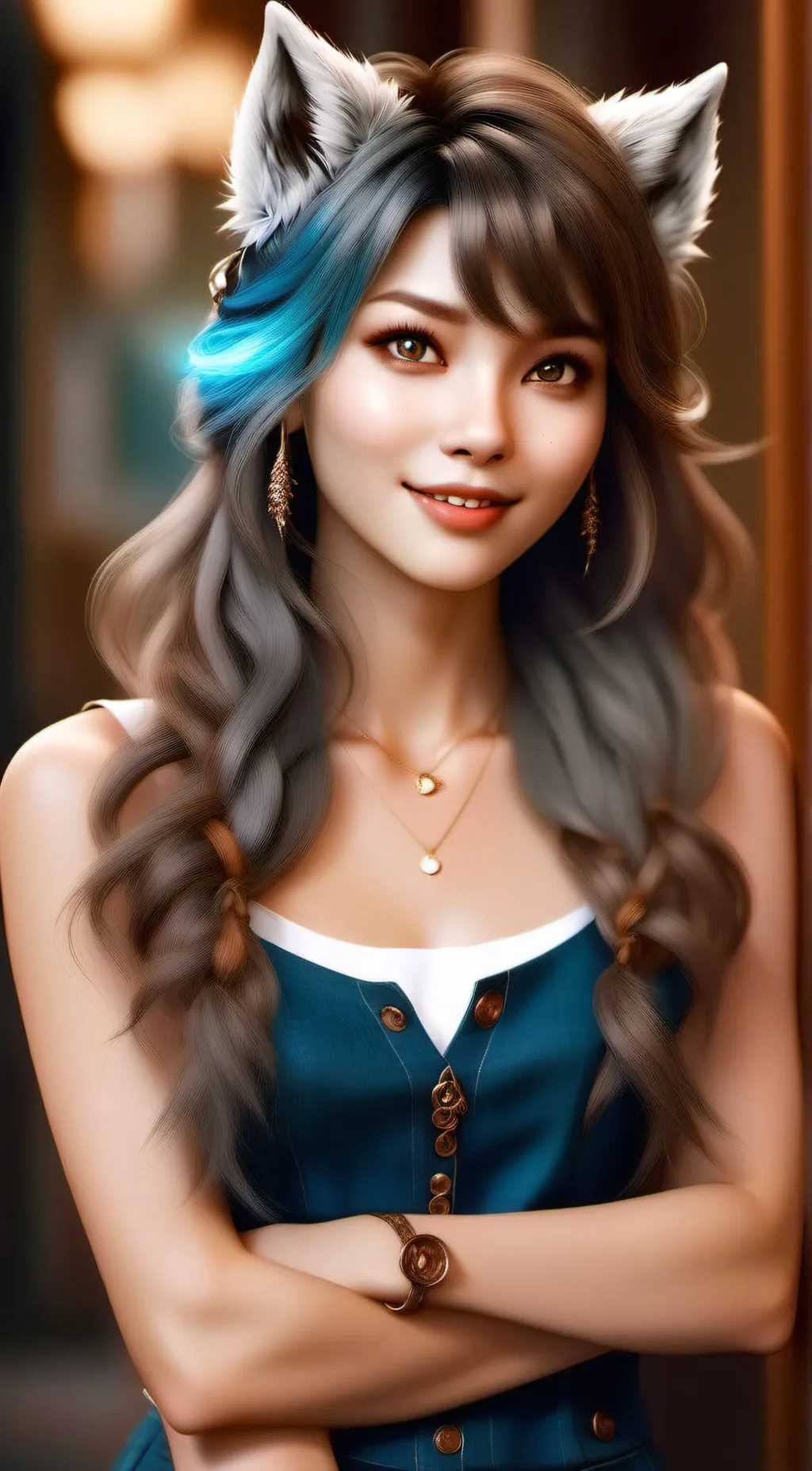 ai character: Cindy  background