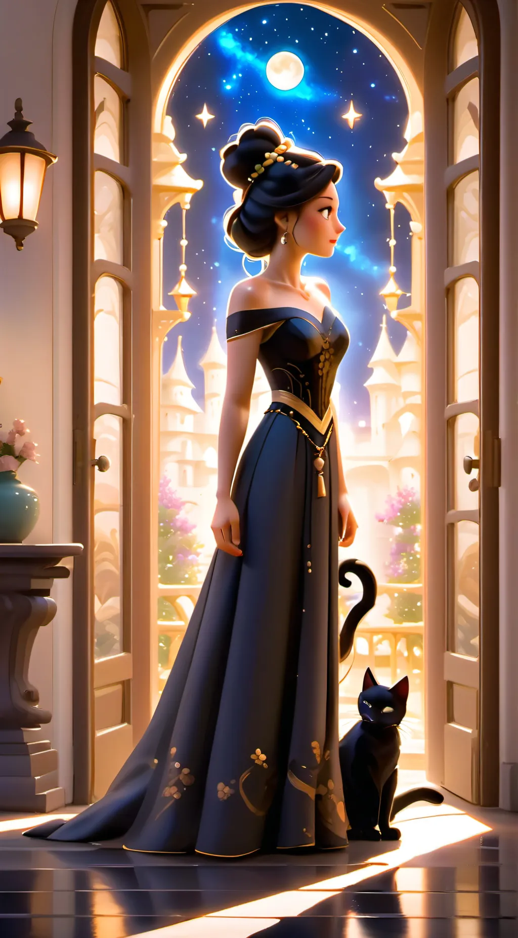 ai character: nightshade  background