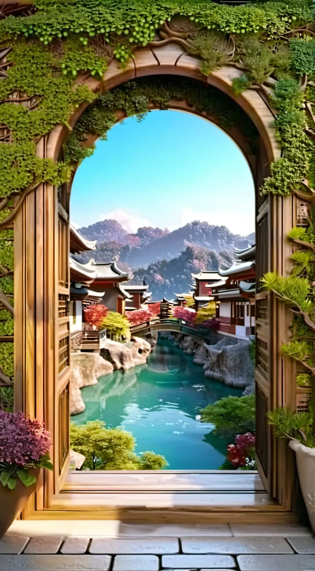 ai character: Hotel Valhalla  background