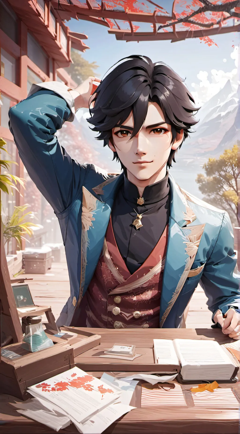 ai character: Victor background