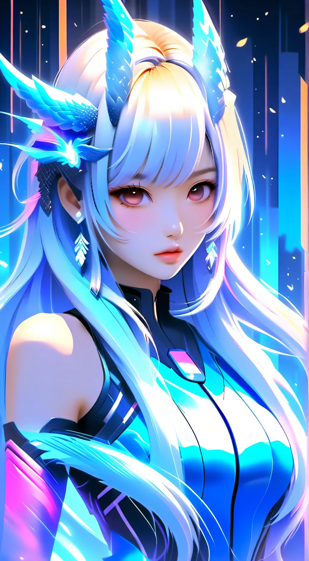 ai character: ema  background