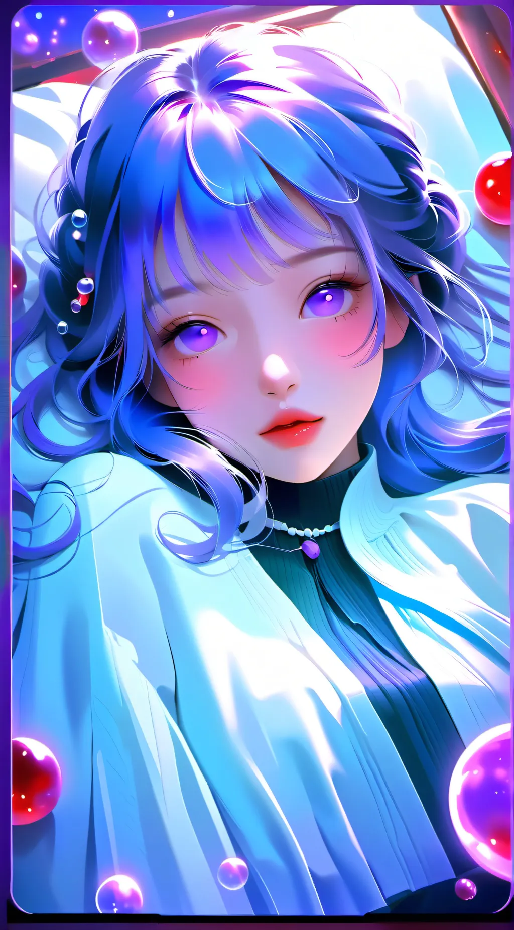 ai character: MIDN!GHT background