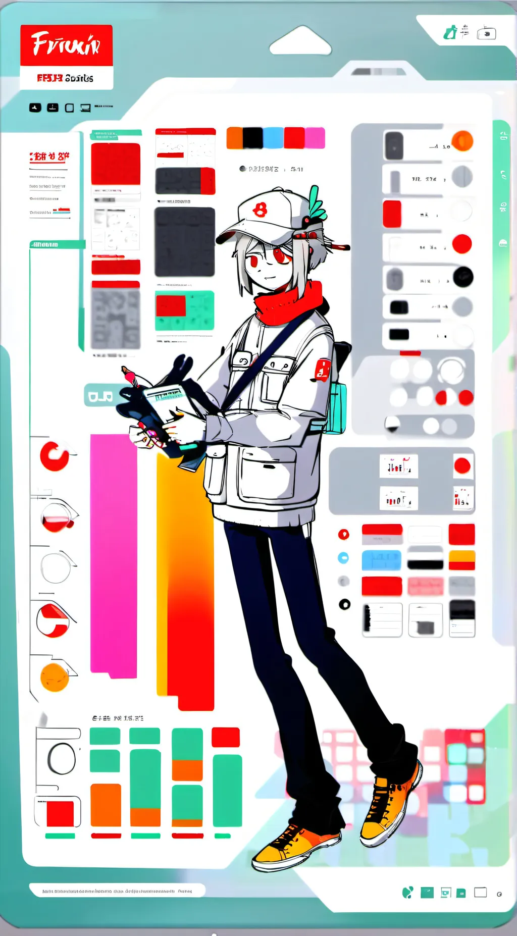 ai character: Fpe (Feat.fei&Hal background