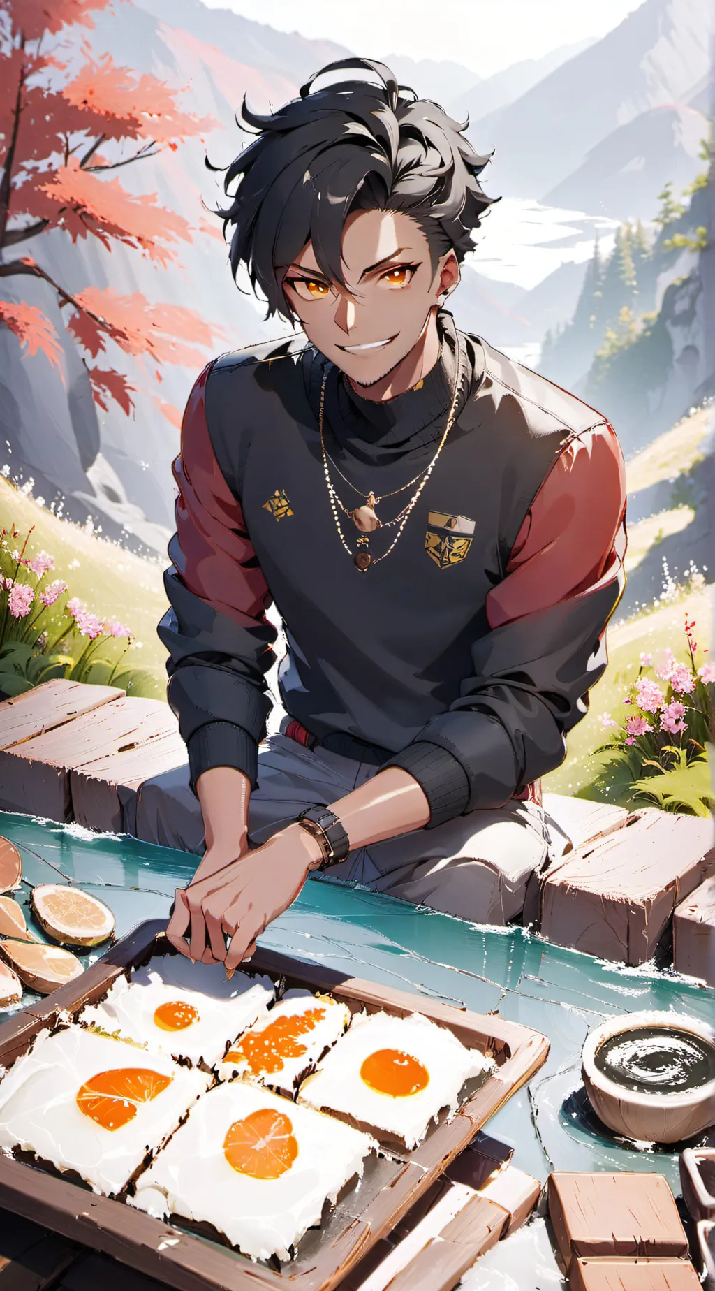 ai character: Carter background