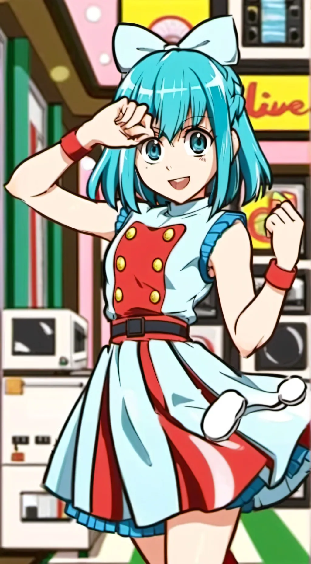 ai character: Luna background