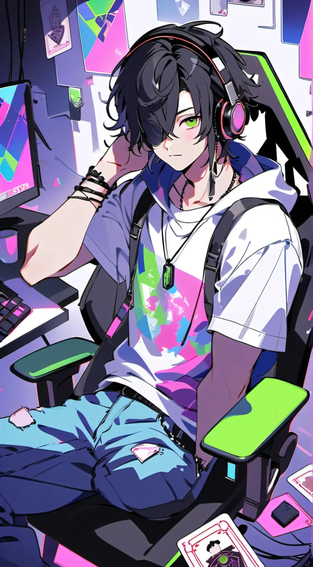 ai character: Cris Carter  background