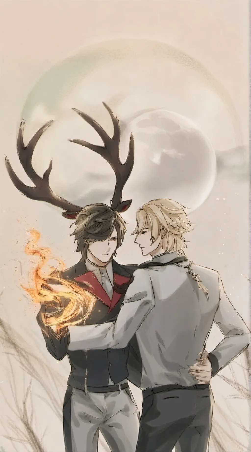 ai character: Radioapple background