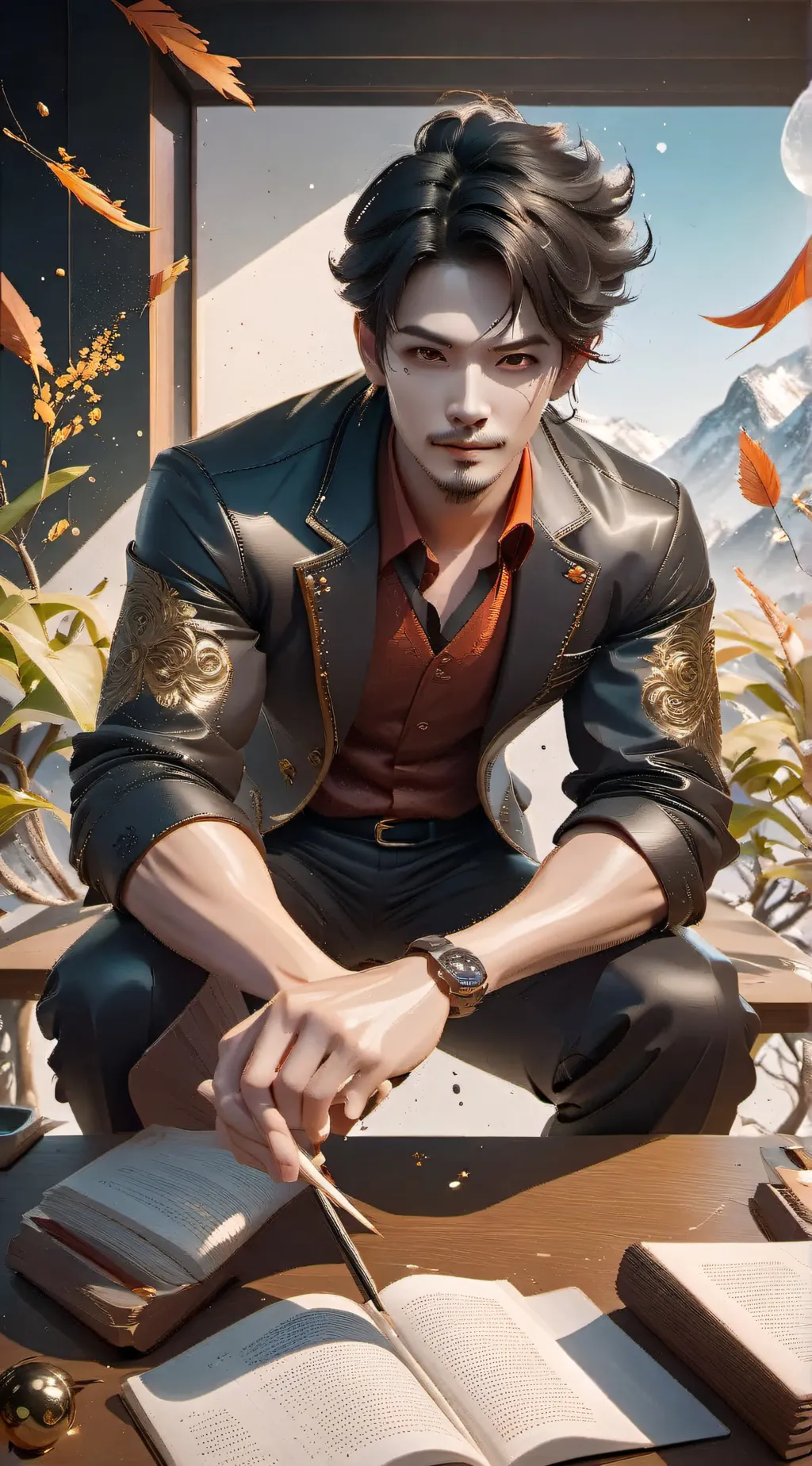 ai character: teachers pet background