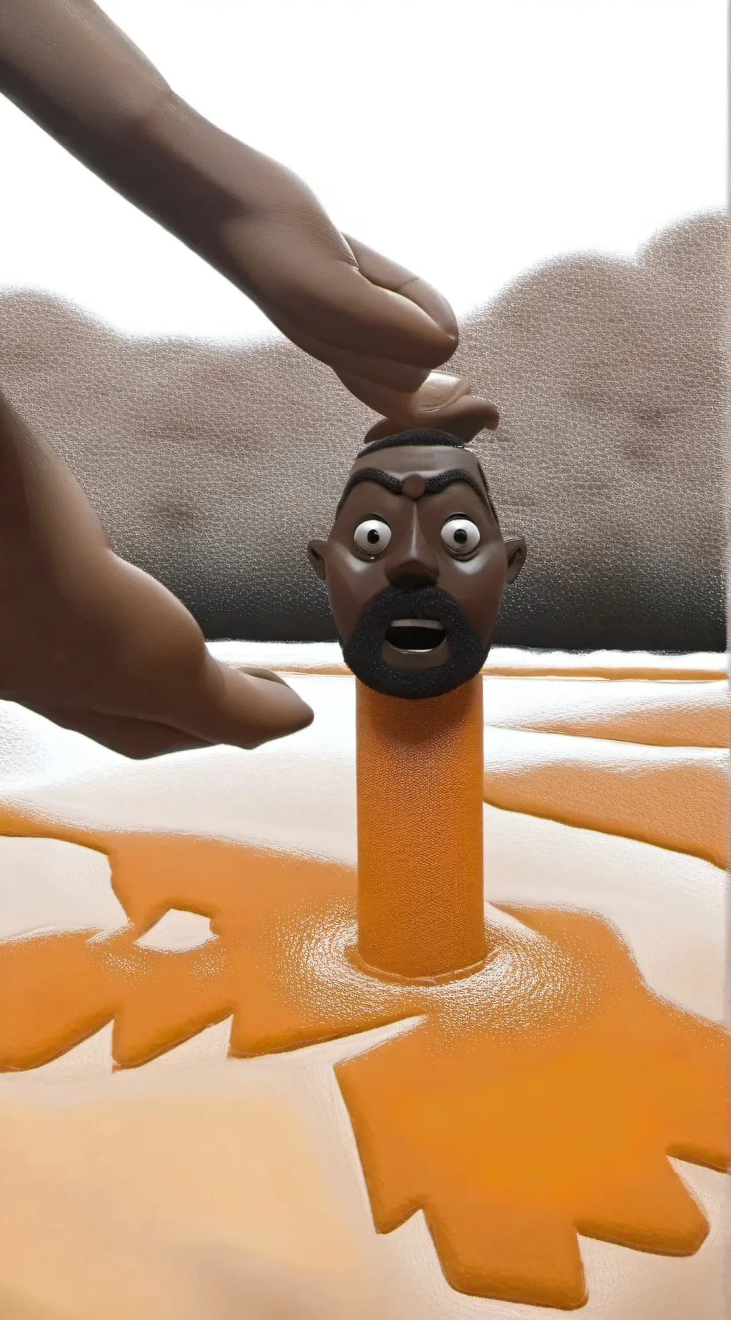 ai character: popokaka background