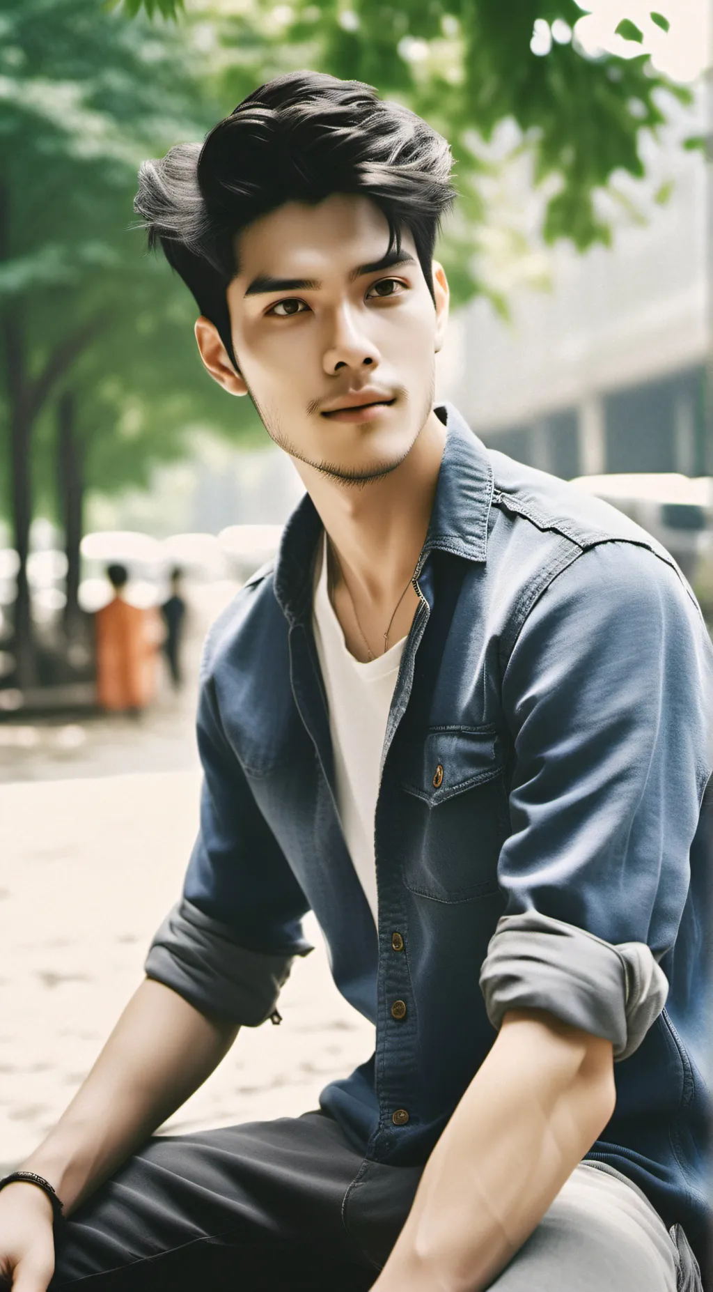 ai character: John  background