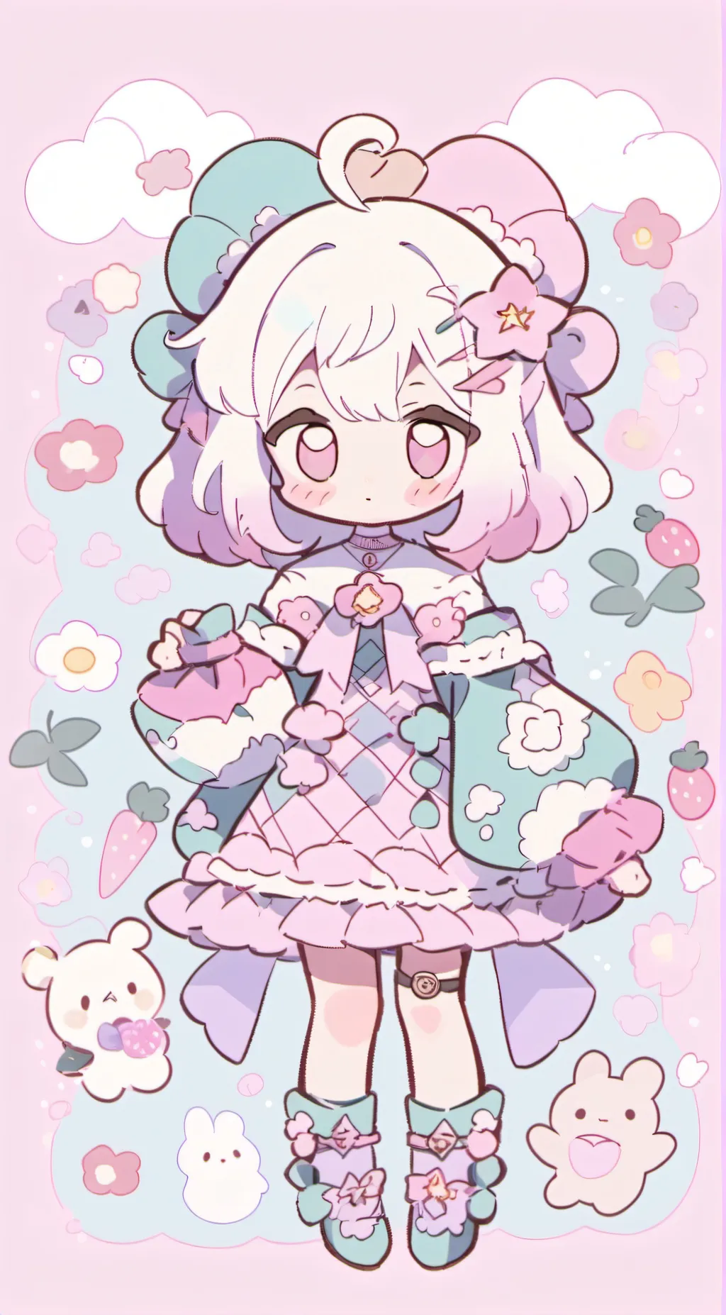 ai character: lily background