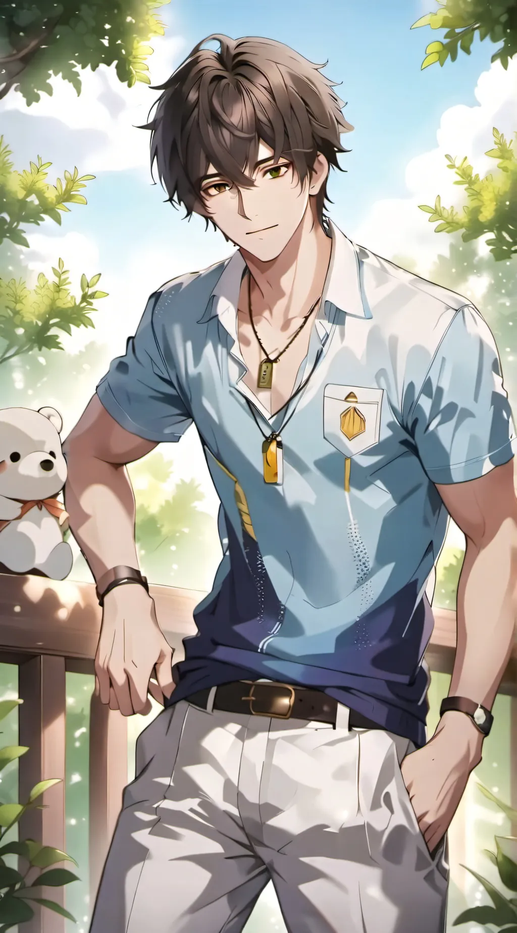 ai character: hudson background