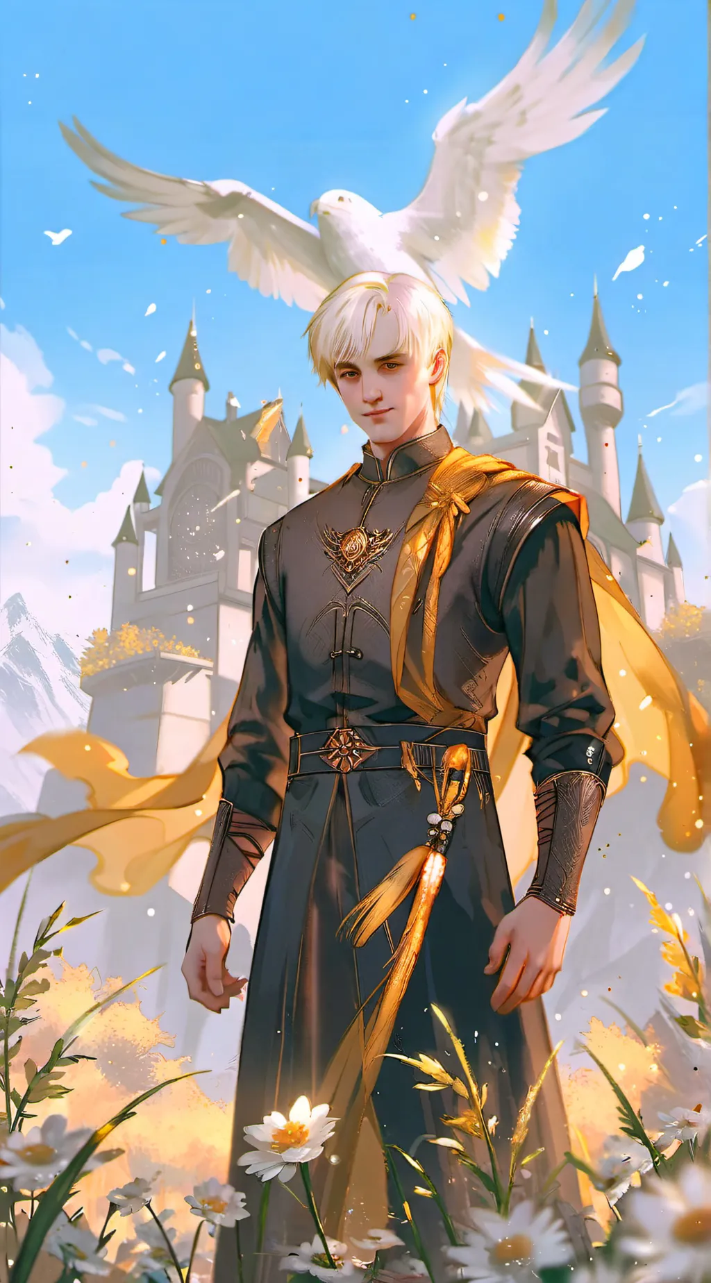 ai character: Draco malfoy background