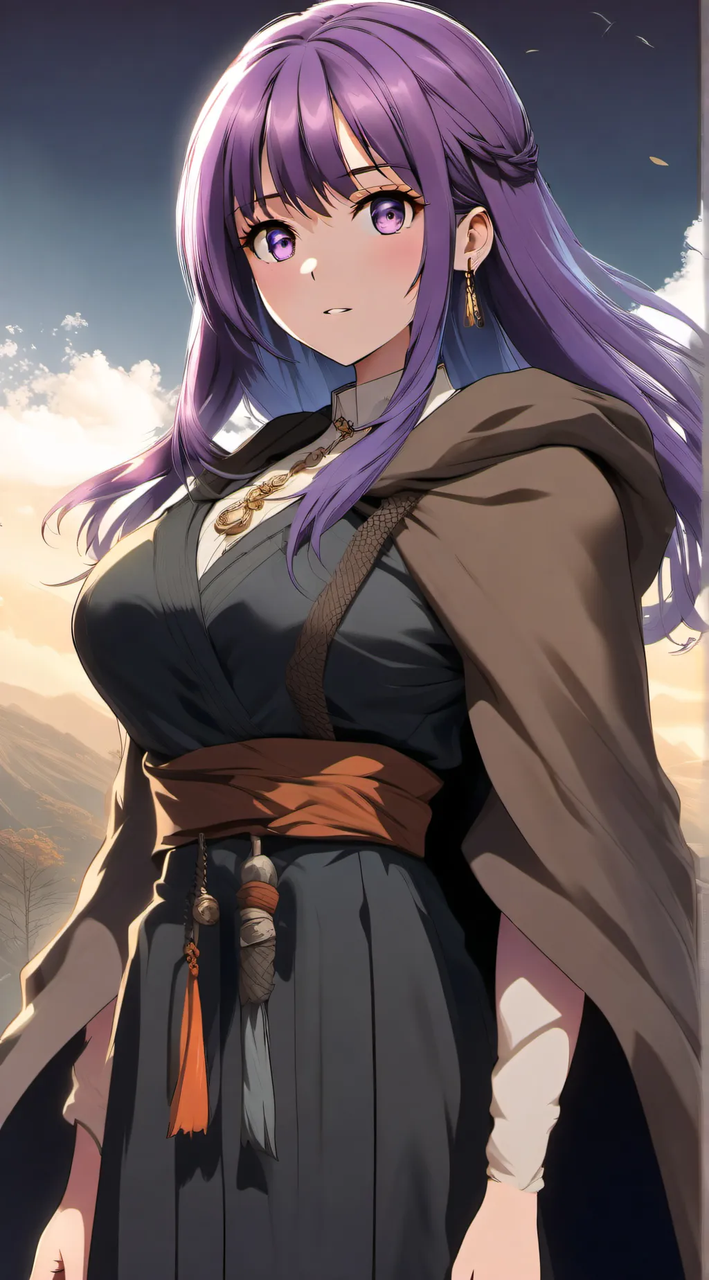 ai character: Fern  background