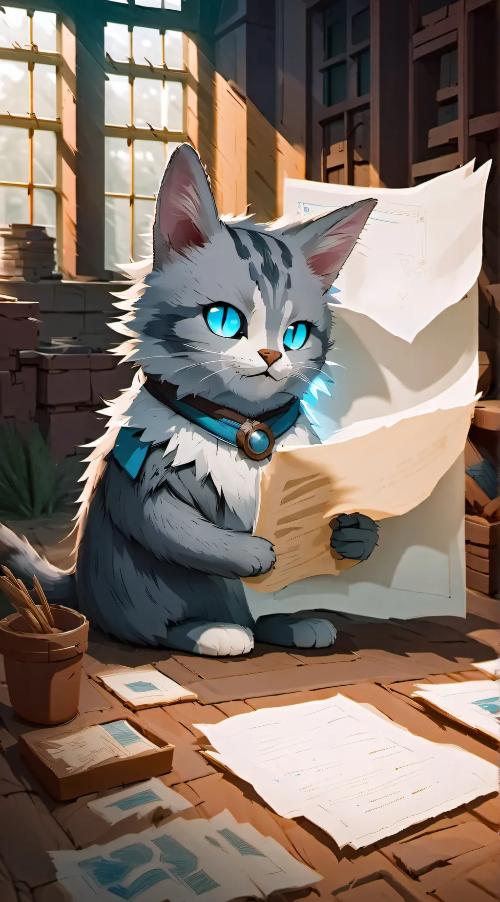 ai character: Should I continue? background