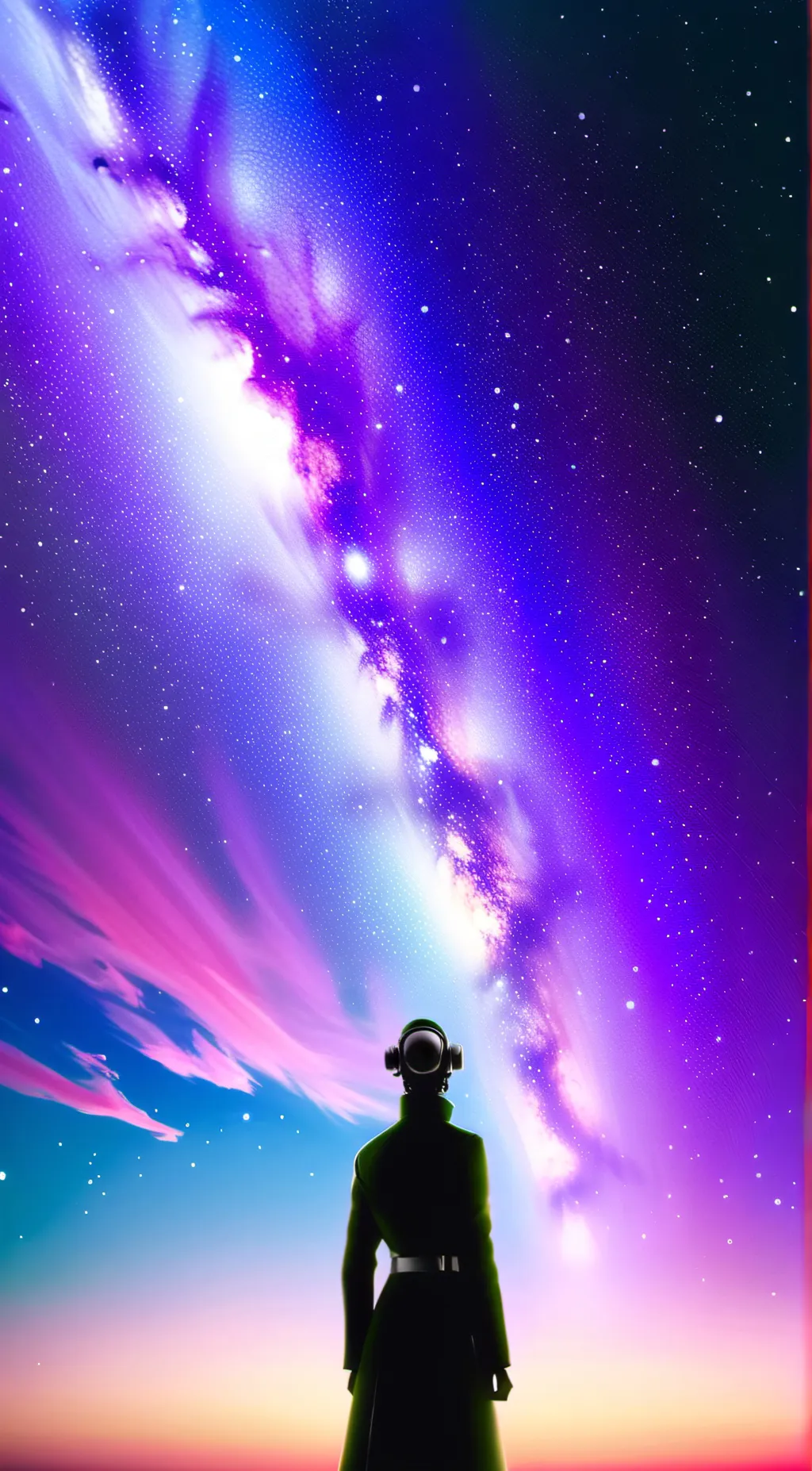 ai character: TV-Woman  background