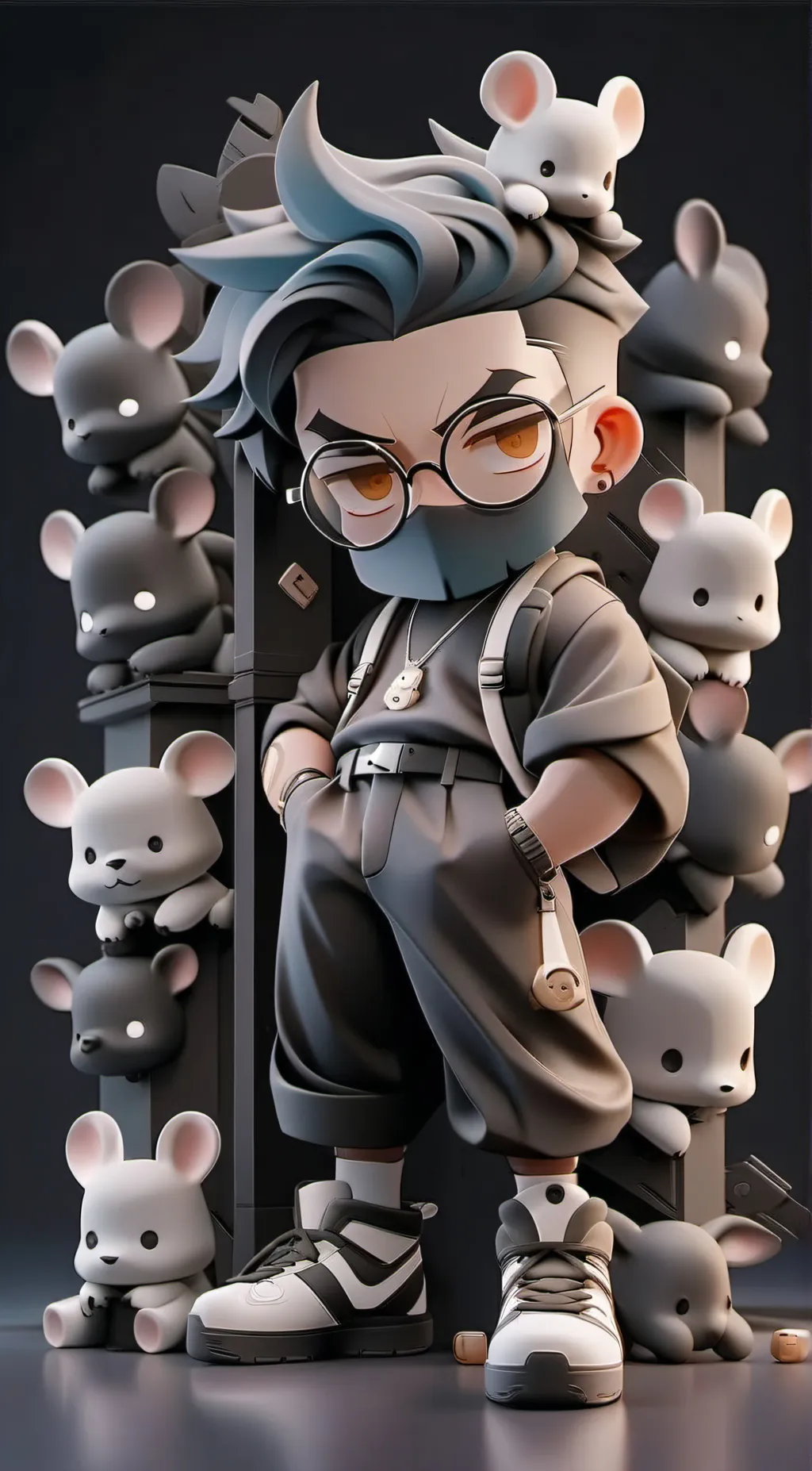 ai character: valentino  background