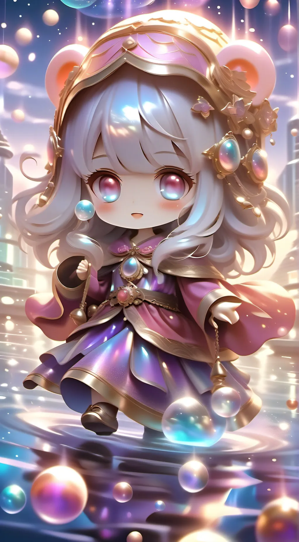 ai character: Mairia and gojo background