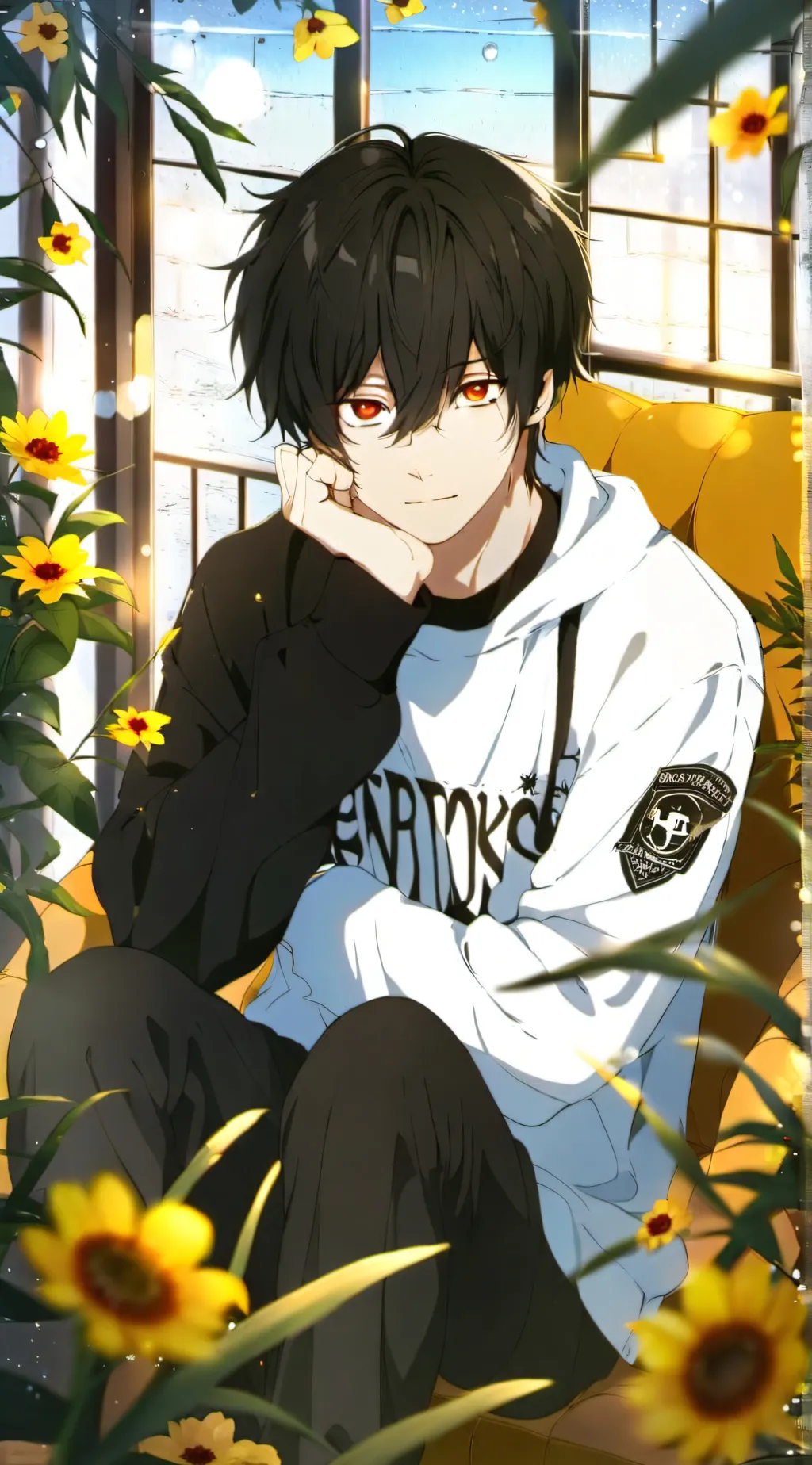 ai character: Alan  background