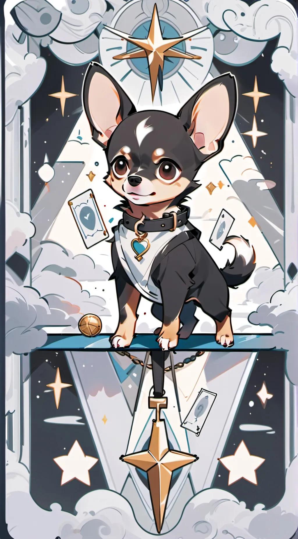 ai character: Puppy {luna} background