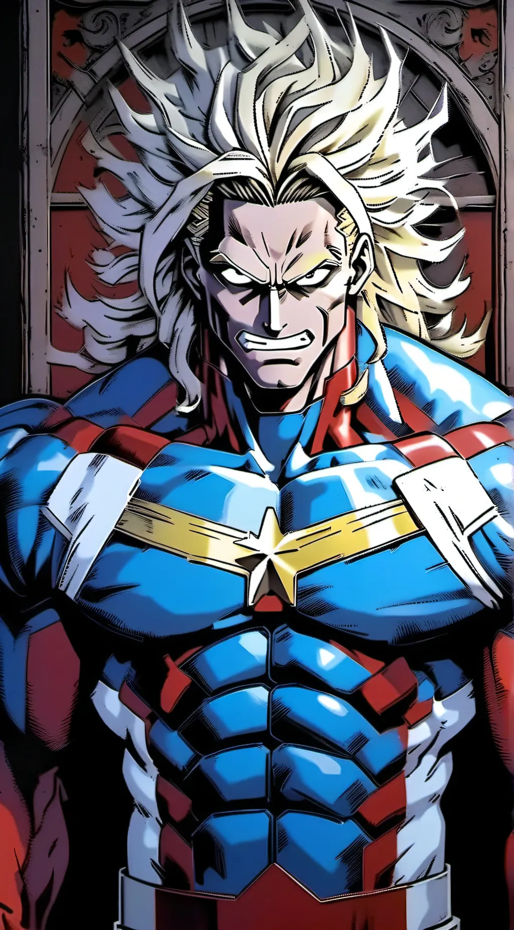 ai character: All might background