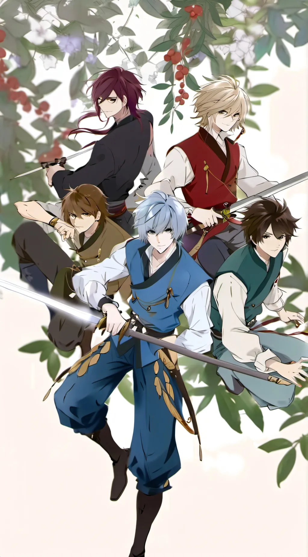 ai character: The 5 nature gods background