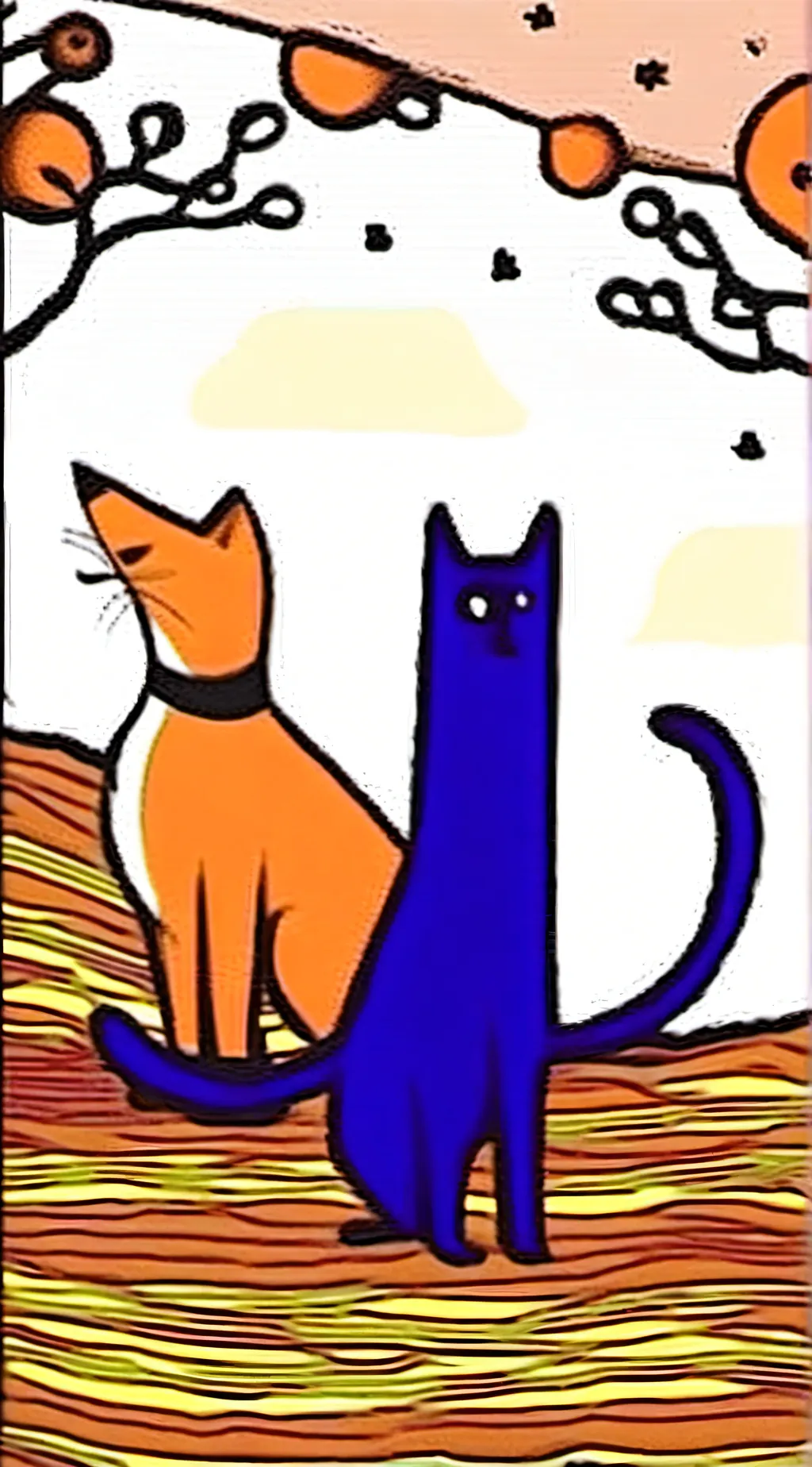 ai character: Dogday and starie  background