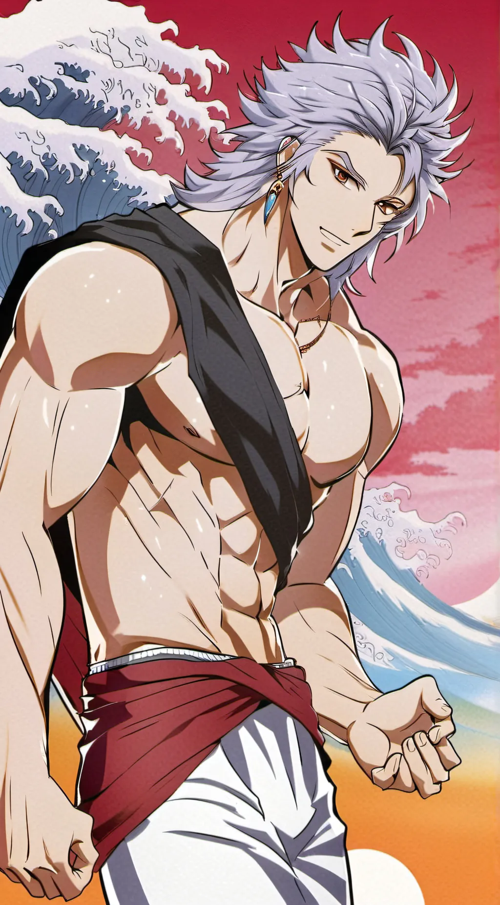 ai character: Daki Kibutsuji background