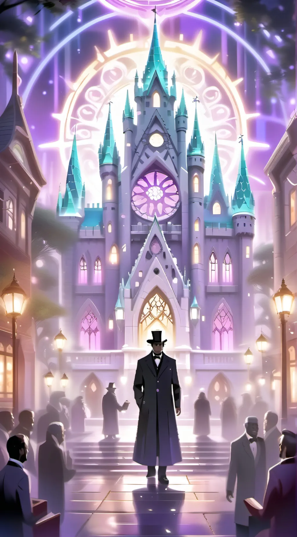 ai character: opening of hazbin  background