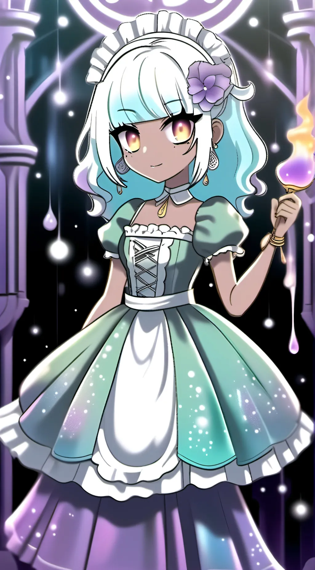 ai character: sweetheart  background